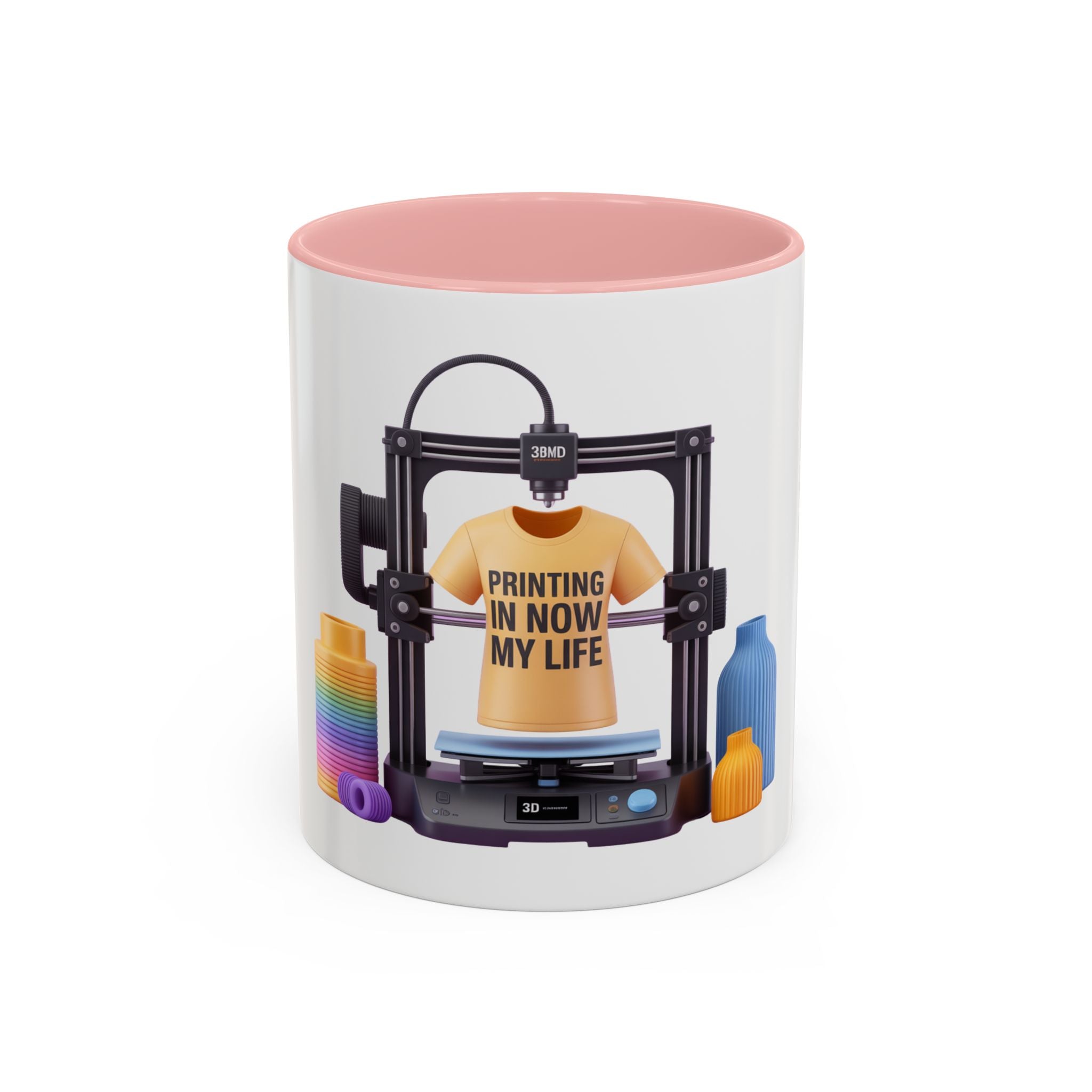 3D Printer Tee Design Accent Coffee Mug | Printing In Now My Life