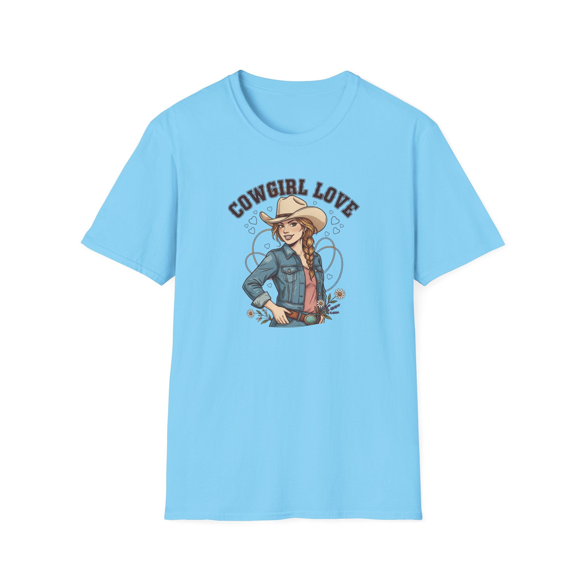 Cowgirl Love Tee | Western Valentine cowboy valentine, boot heart design