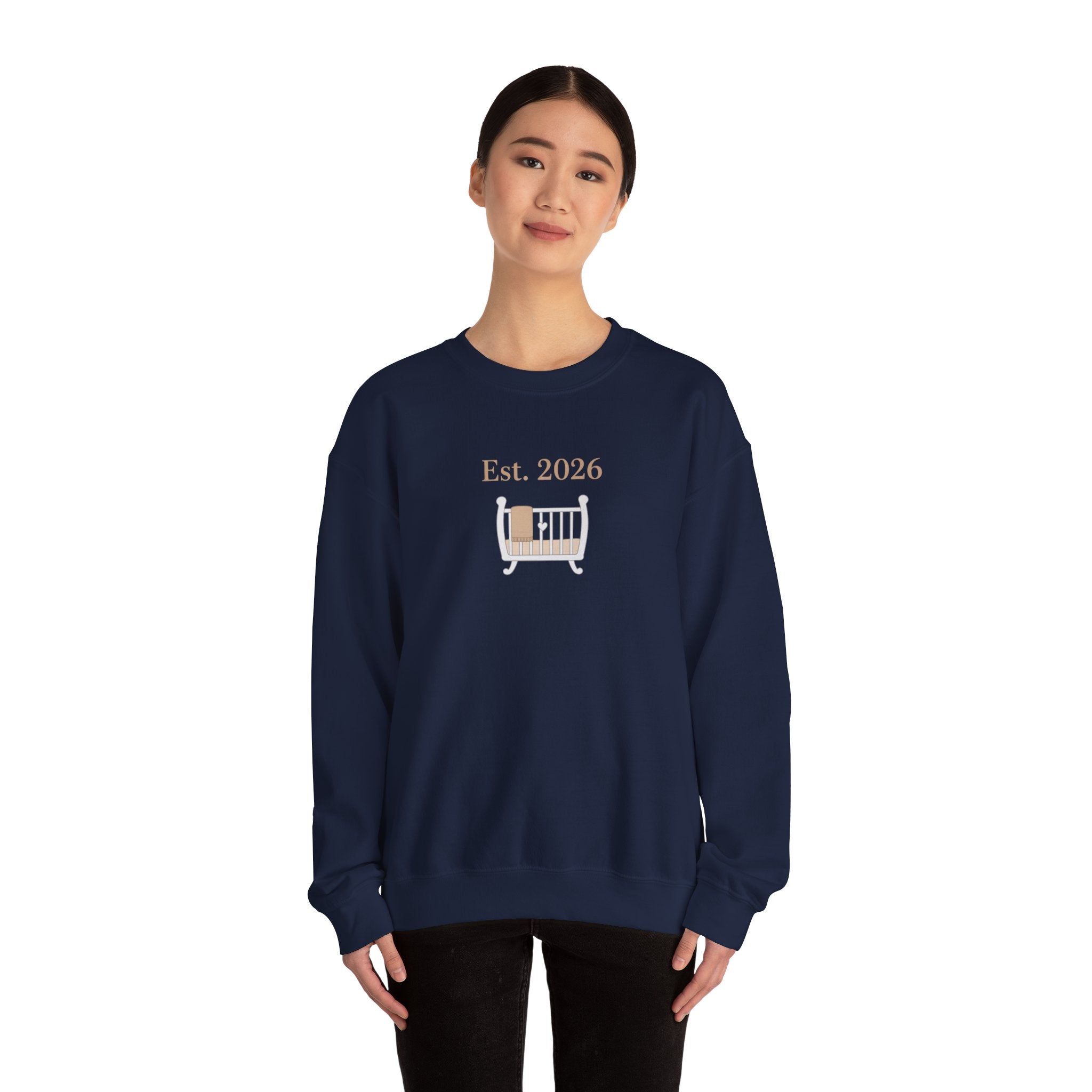 Est. 2026 New Parent Crewneck Sweatshirt | New Dad Est 2026