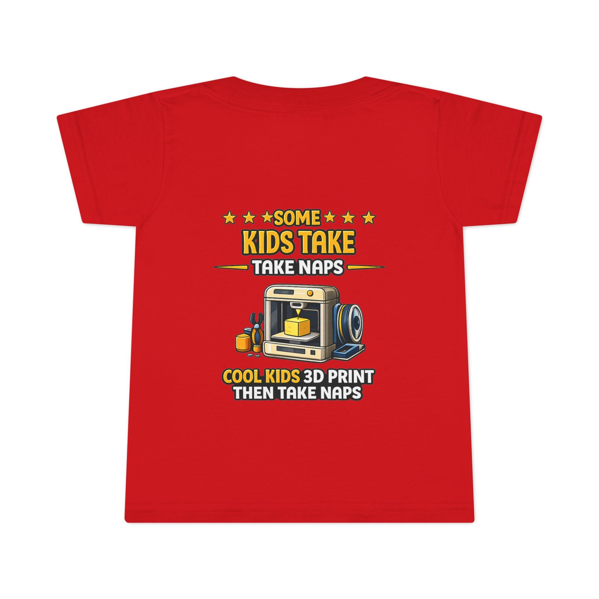 3D Printer Kids Take Naps Toddler T-shirt | 3D Printing Design