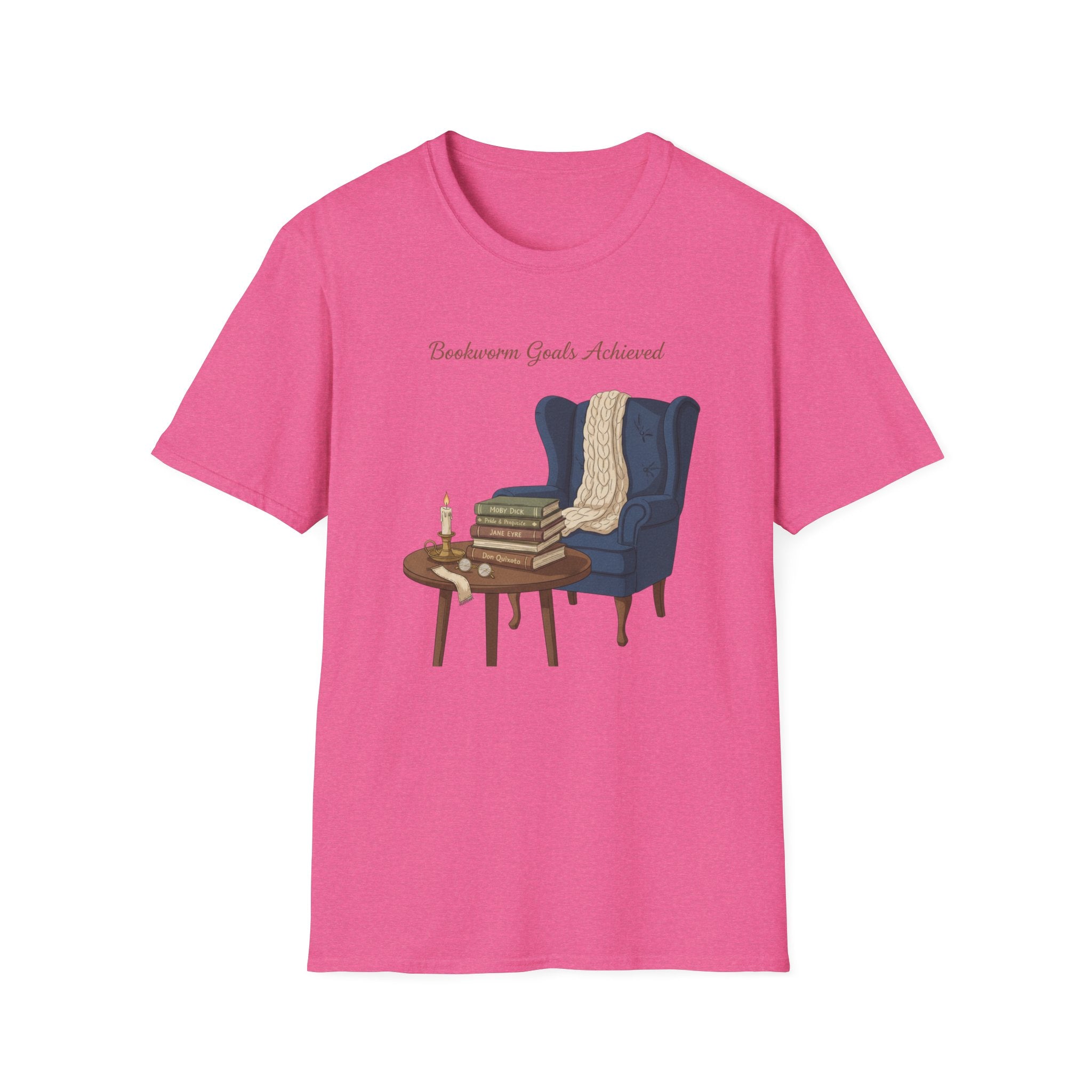 Bookworm Goals Achieved T-shirt | Reading Challenge, Cozy Library Vibes