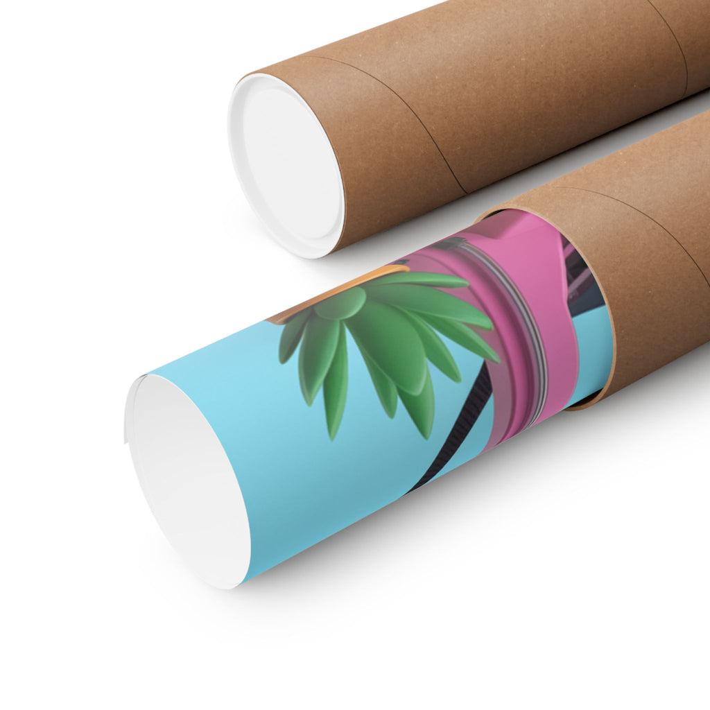 3D Printing Poster Matte Vertical Poster | 3D Printer Illustration, Tech Decor