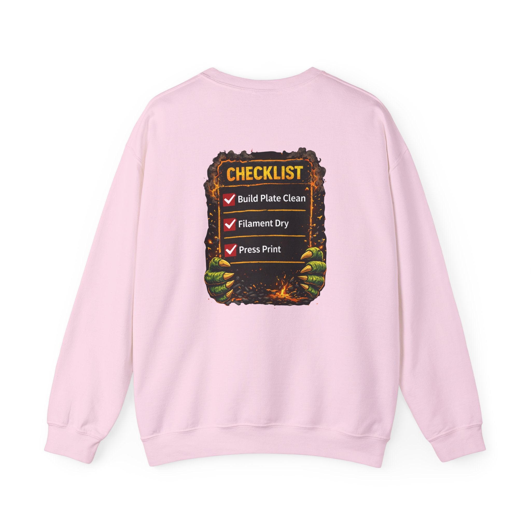 3D Printer Monster Crushing It sweatshirt | I'm Crushing It 3D Printing Crewneck