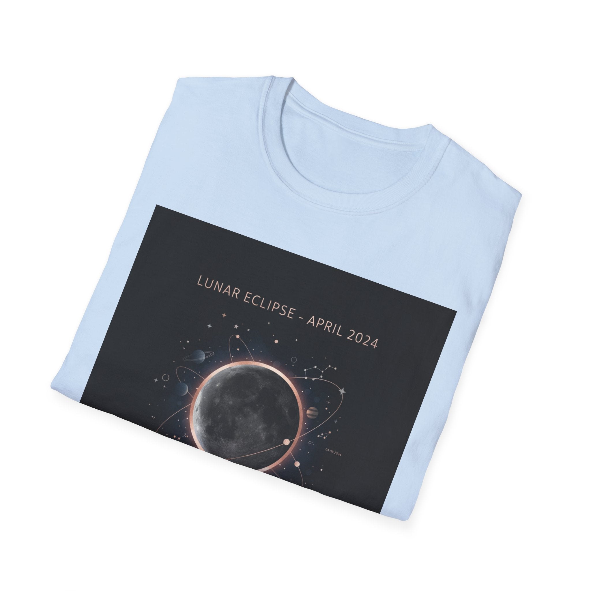Lunar Eclipse Tee | astronomy design, star map poster