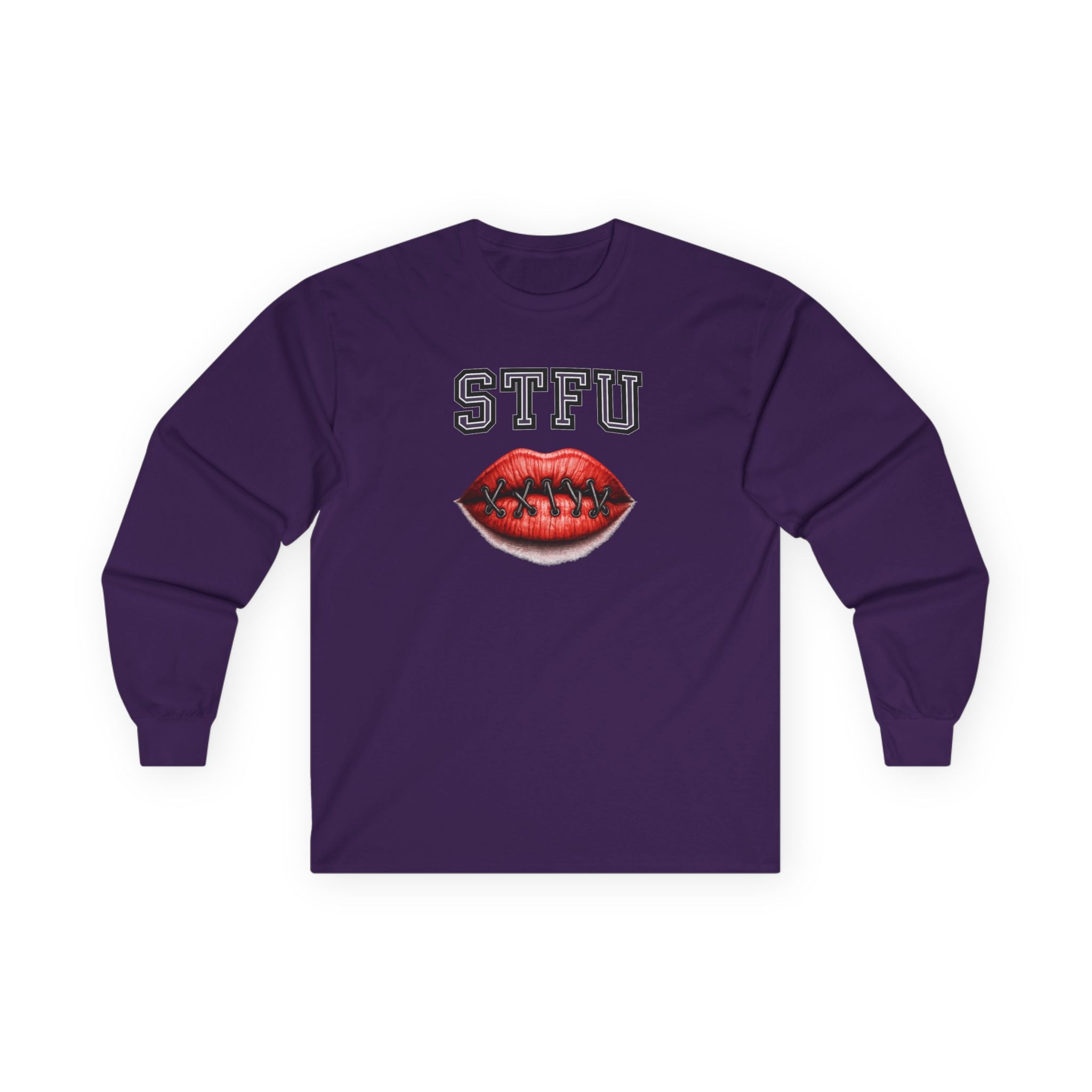 STFU Football Lips Tee | Football Lip Graphic Long Sleeve
