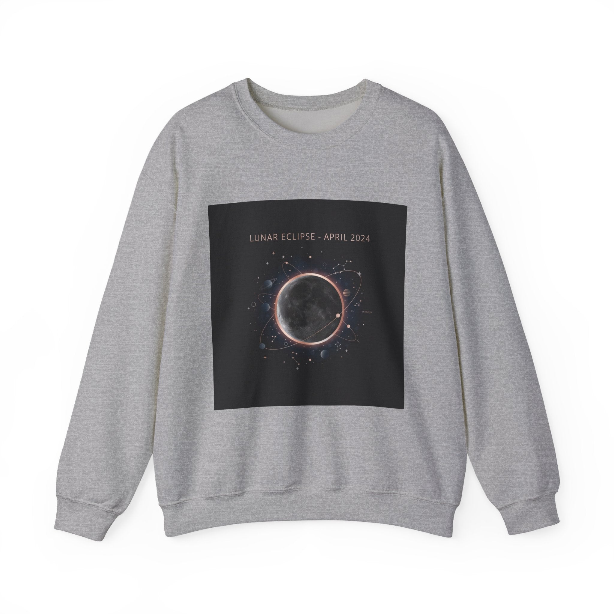 Lunar Eclipse Diagram Sweatshirt | astronomy design, star map poster