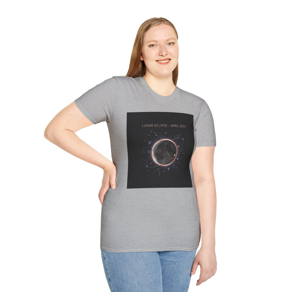 Lunar Eclipse Tee | astronomy design, star map poster