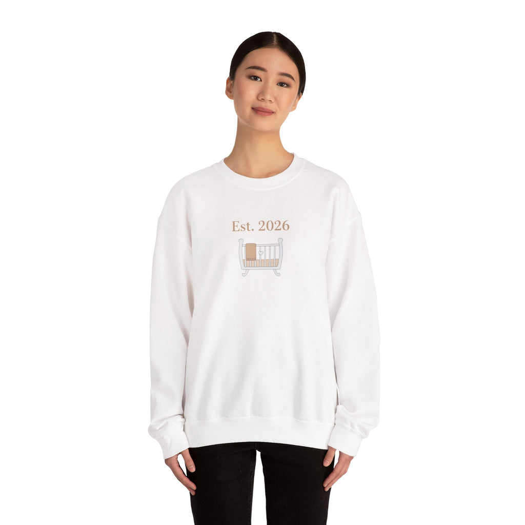 Est. 2026 New Parent Crewneck Sweatshirt | New Dad Est 2026
