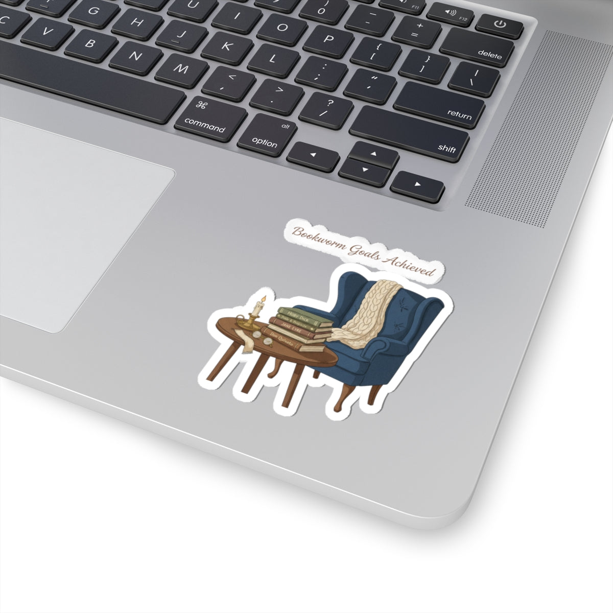Bookworm Goals Achieved Sticker | Cozy Reading, Library Club