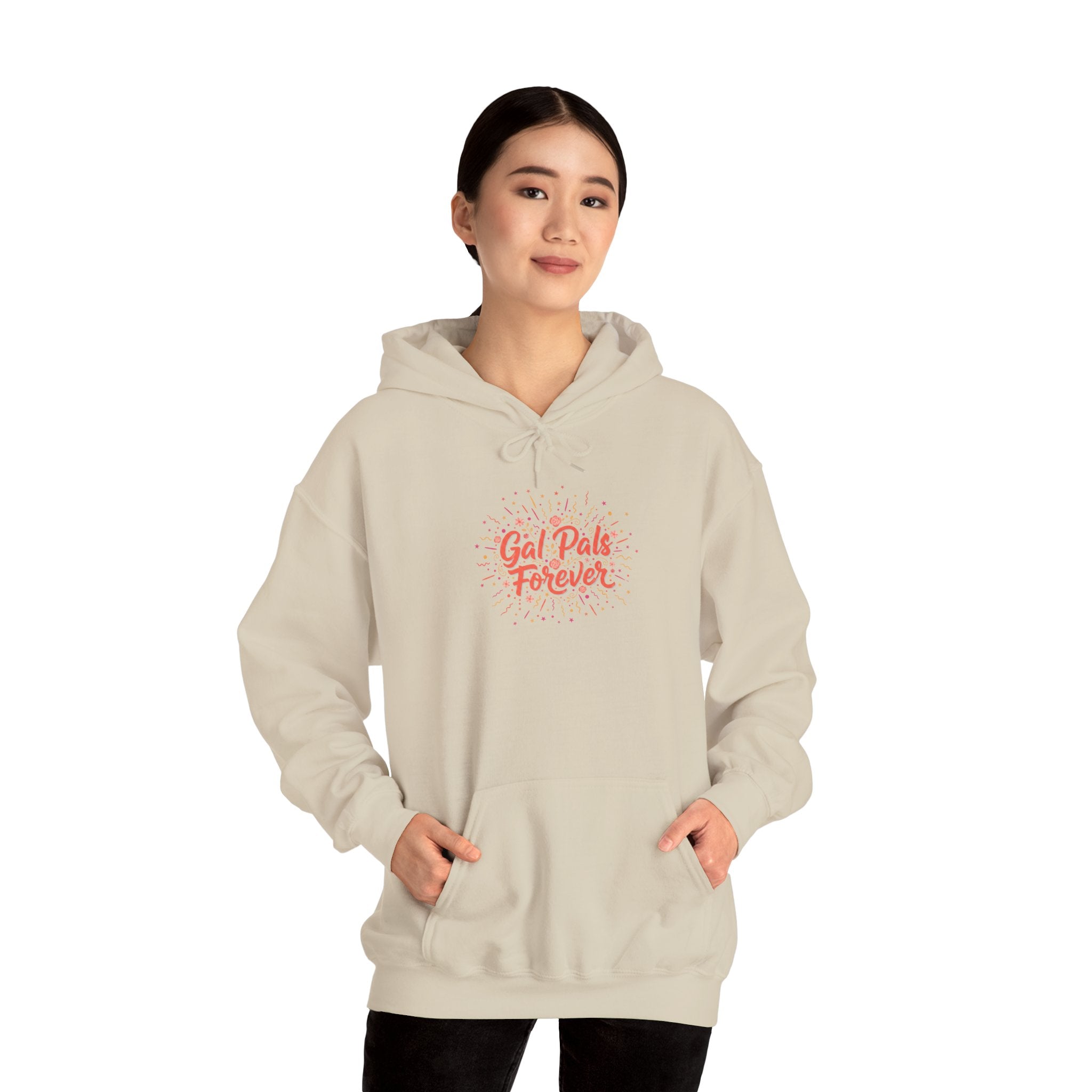 Gal Pals Forever Hoodie | Galentine’s Vibes, Friendship-First Script