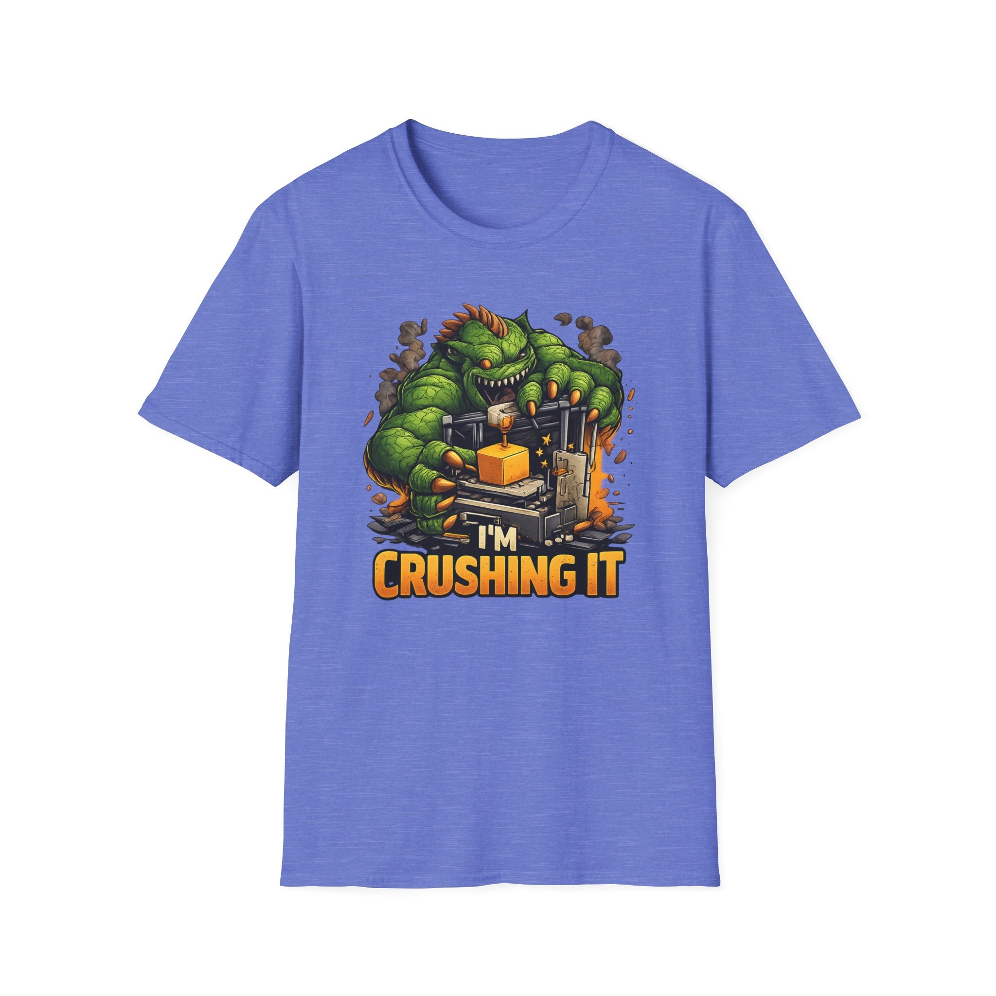 3D Printer Monster I'm Crushing It T-Shirt | 3D Printing Checklist Tee