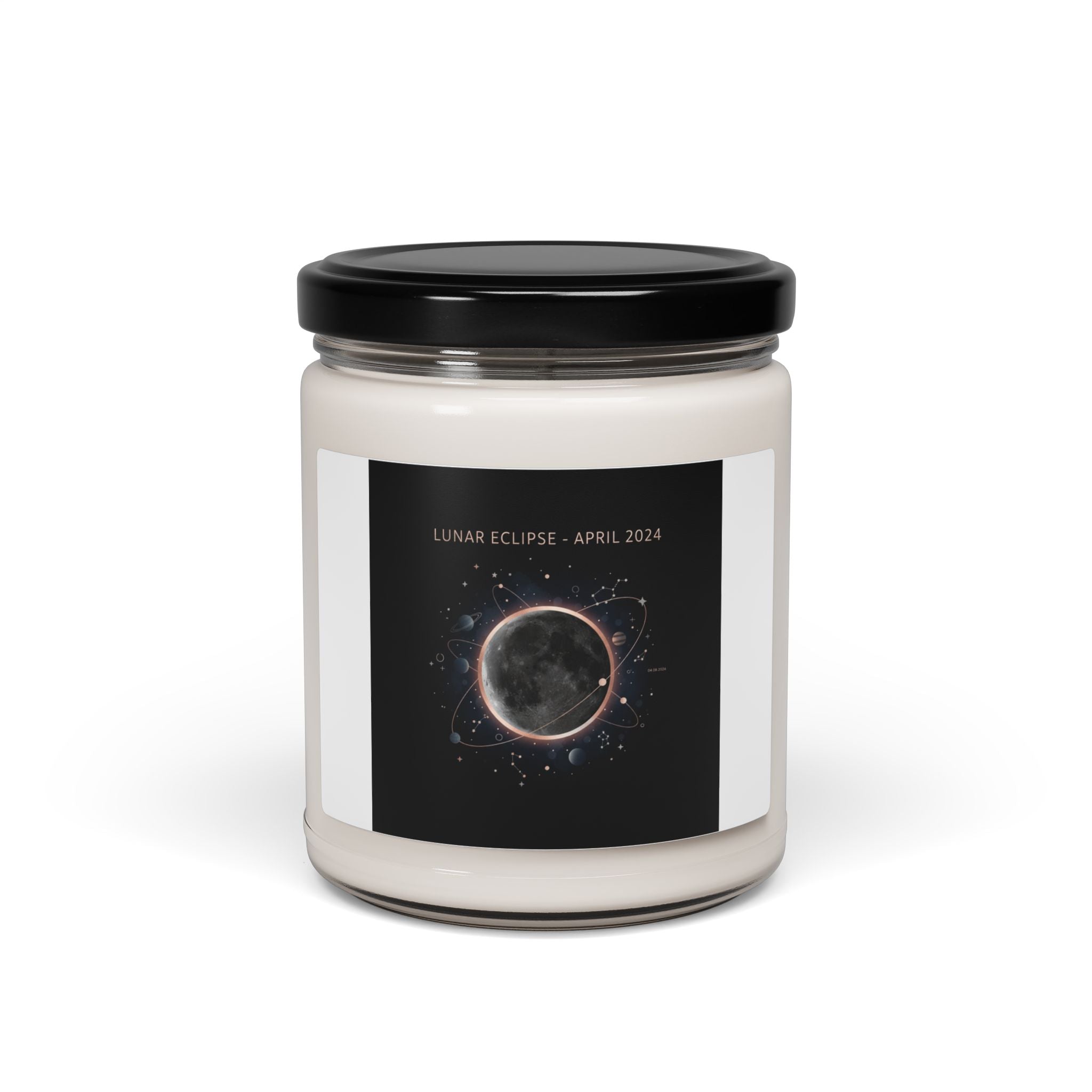 Lunar Eclipse Candle, Soy Jar Candle | Eclipse Decor, Astronomy Design