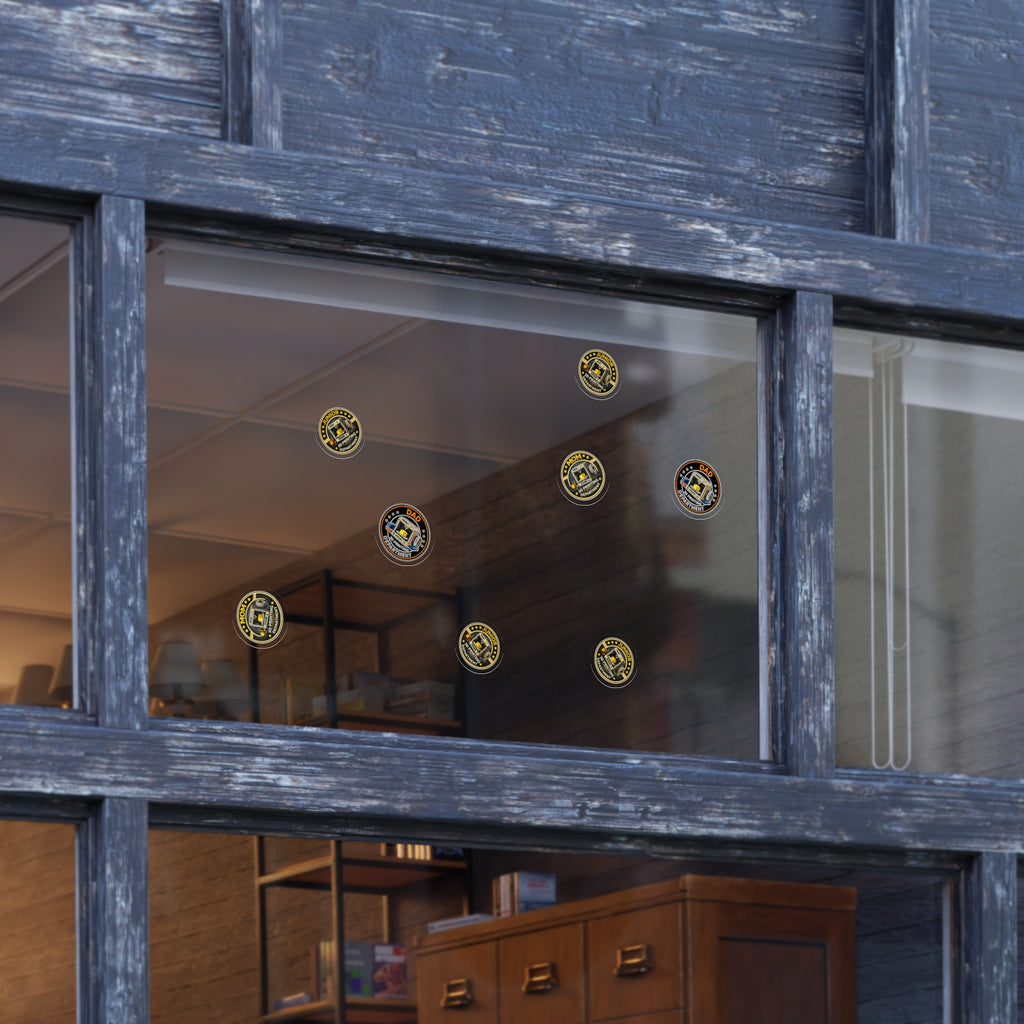 3D Printing Department Sticker Sheet, Sticker Set | Dad Mom Junior Holographic Badges