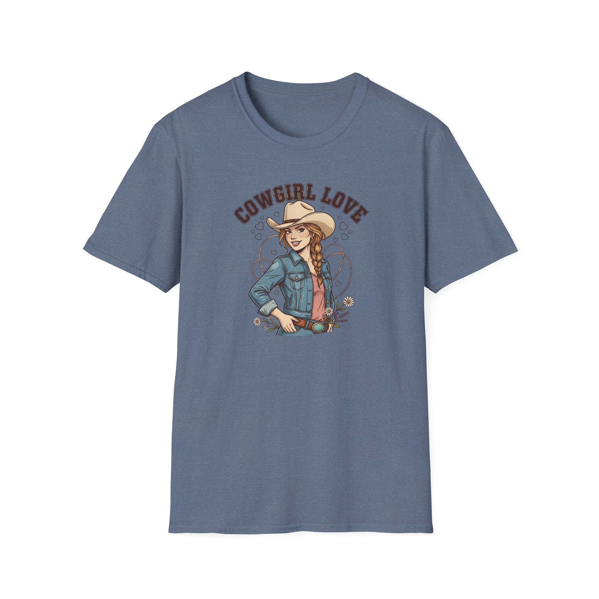 Cowgirl Love Tee | Western Valentine cowboy valentine, boot heart design