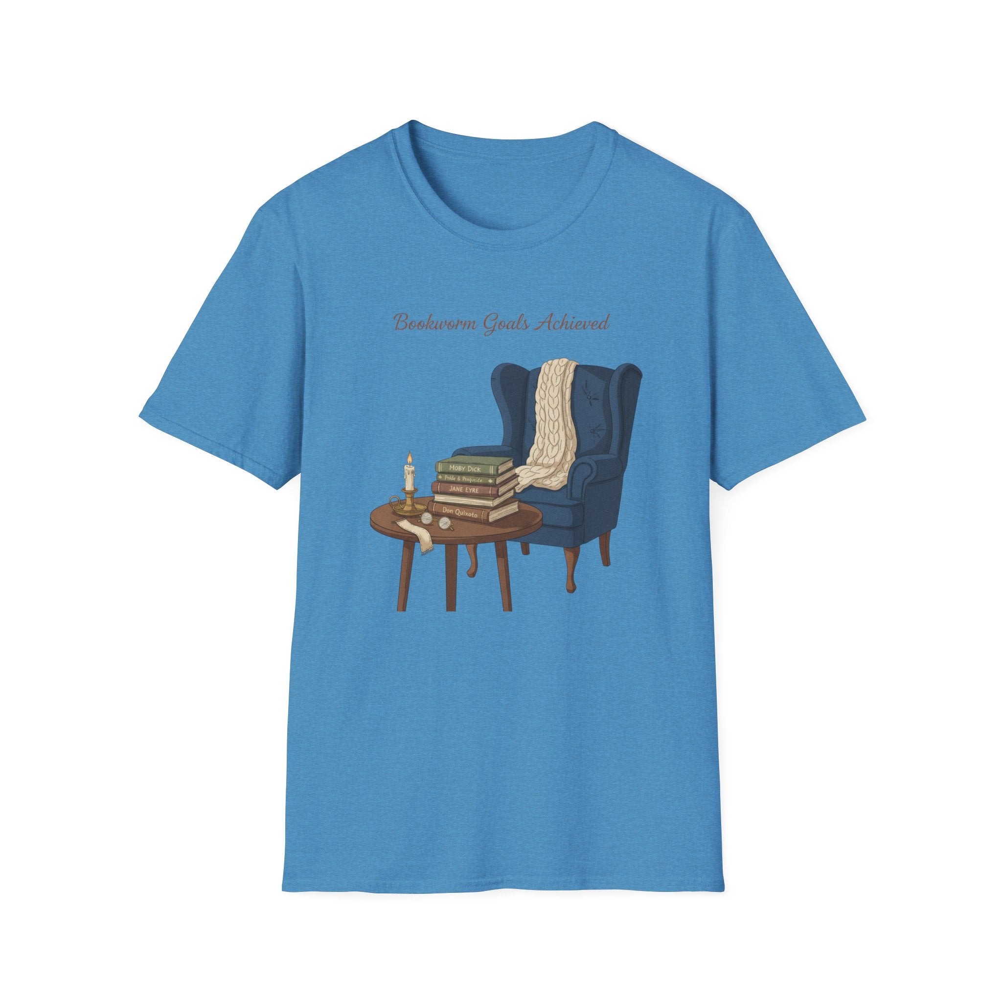 Bookworm Goals Achieved T-shirt | Reading Challenge, Cozy Library Vibes