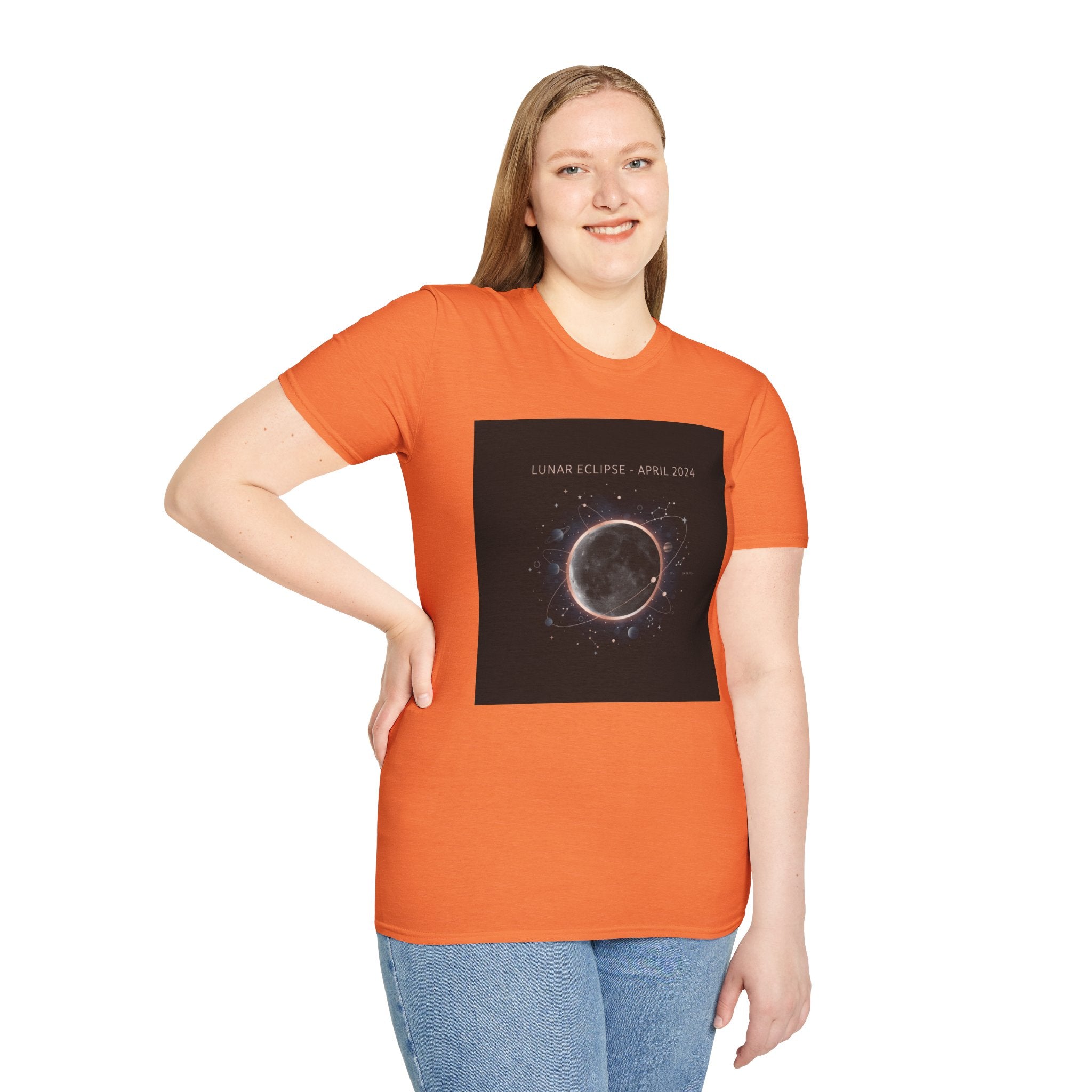 Lunar Eclipse Tee | astronomy design, star map poster