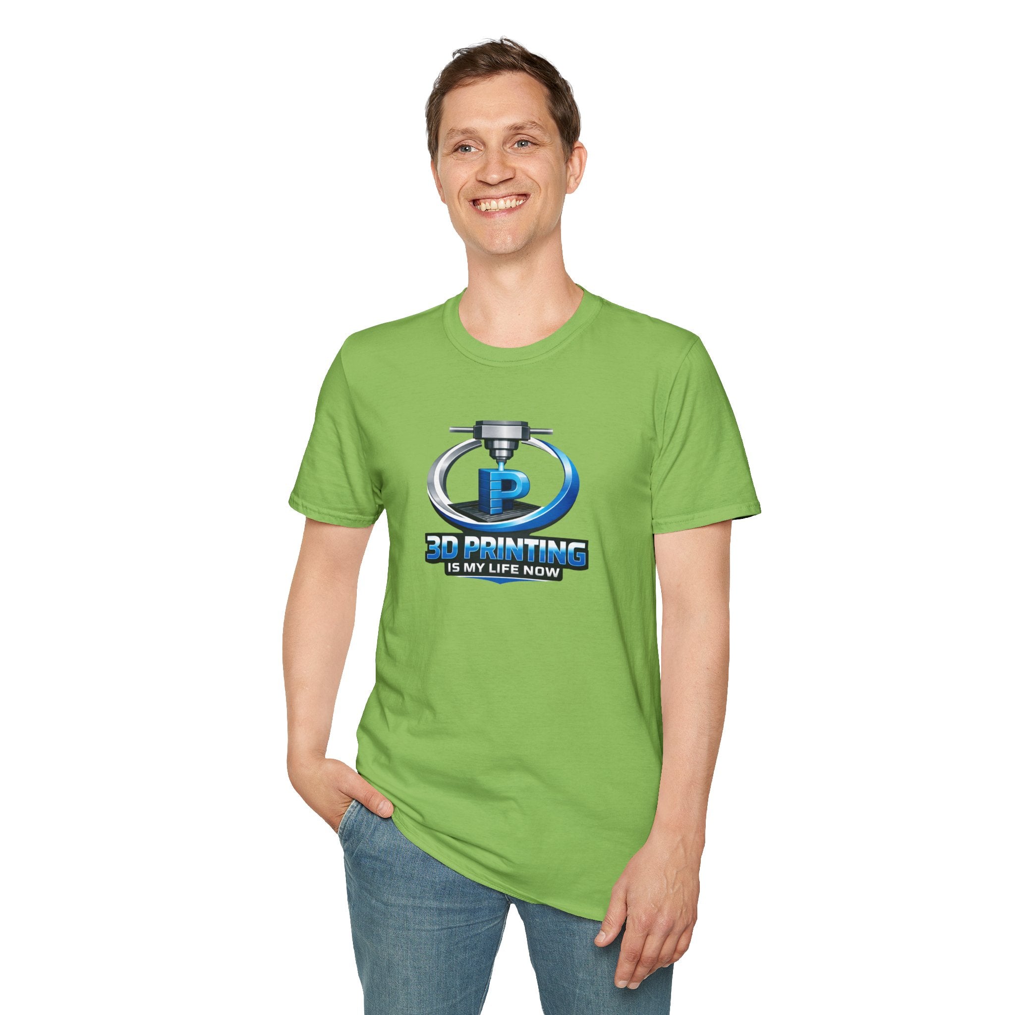 3D Printing Is My Life Now T-shirt | 3D Printer Logo Tee