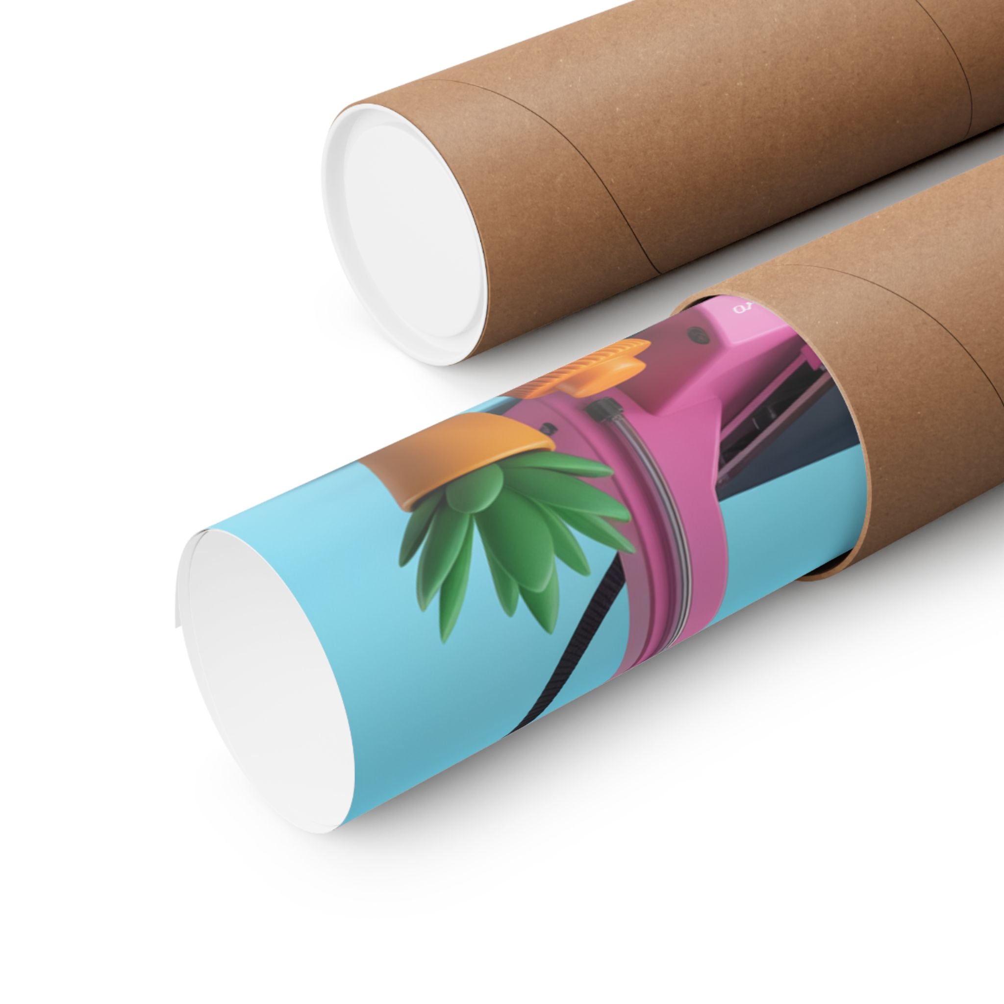 3D Printing Poster Matte Vertical Poster | 3D Printer Illustration, Tech Decor