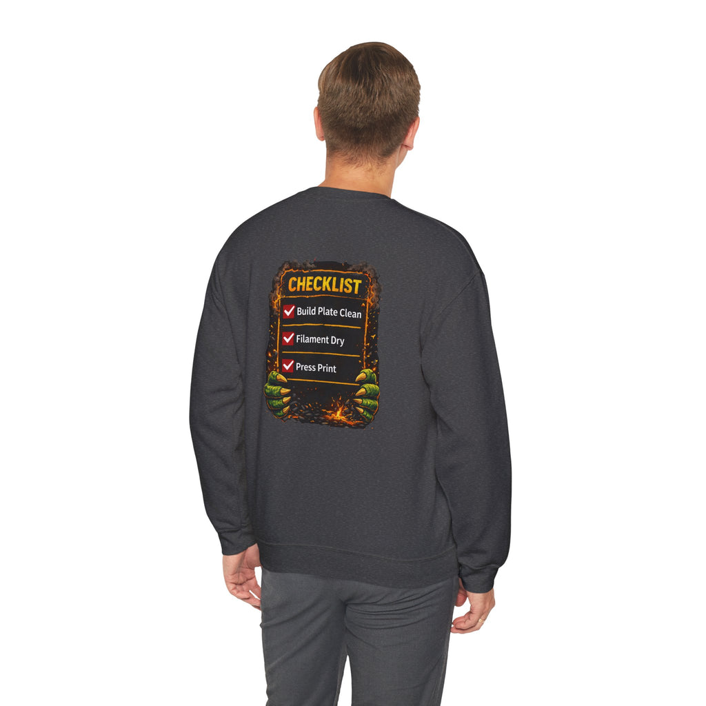 3D Printer Monster Crushing It sweatshirt | I'm Crushing It 3D Printing Crewneck