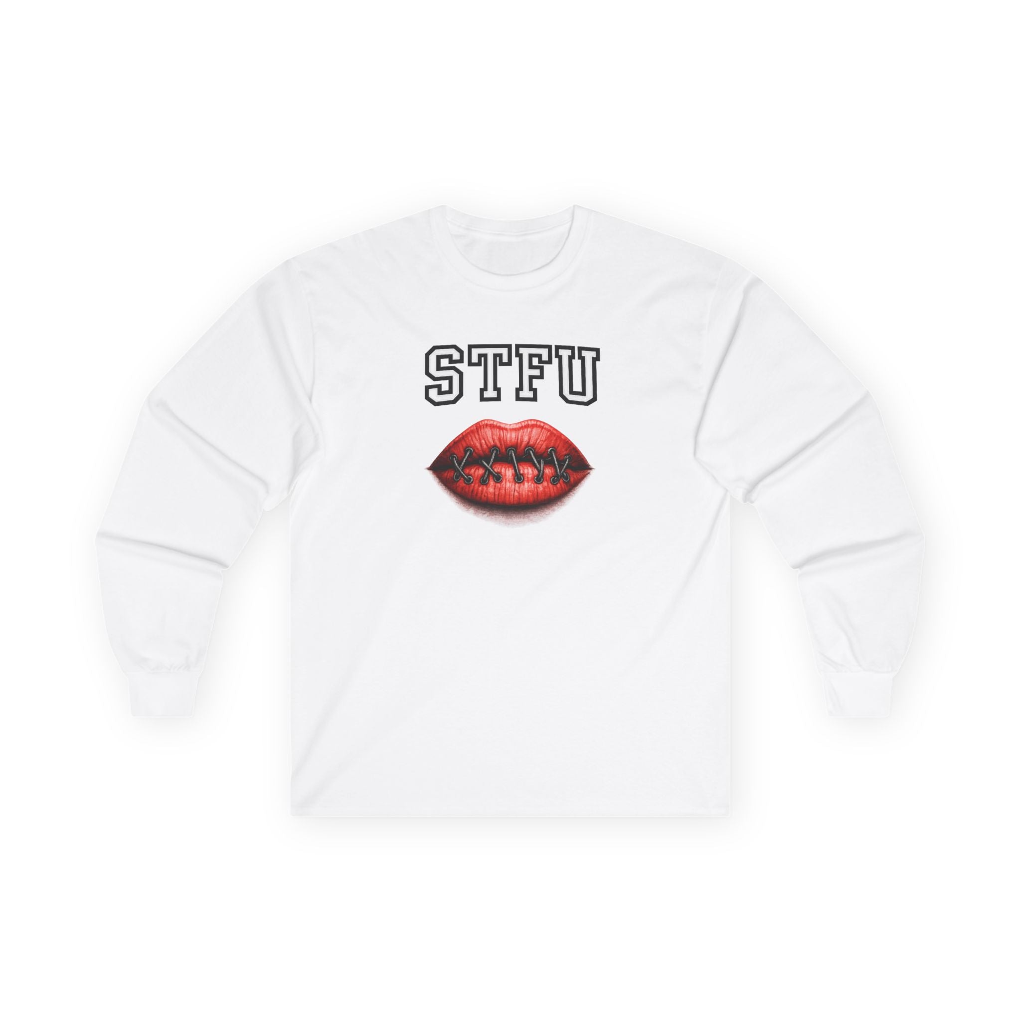STFU Football Lips Tee | Football Lip Graphic Long Sleeve