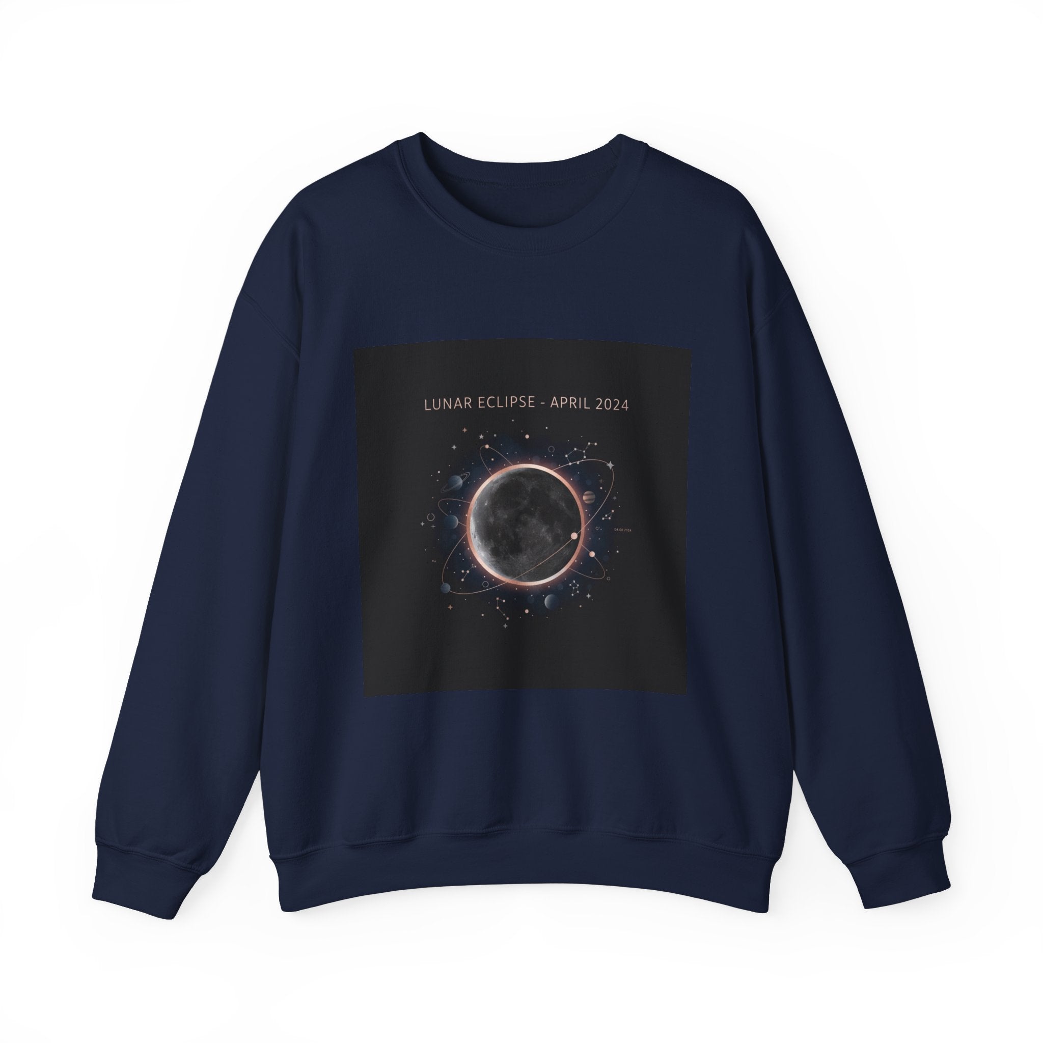 Lunar Eclipse Diagram Sweatshirt | astronomy design, star map poster