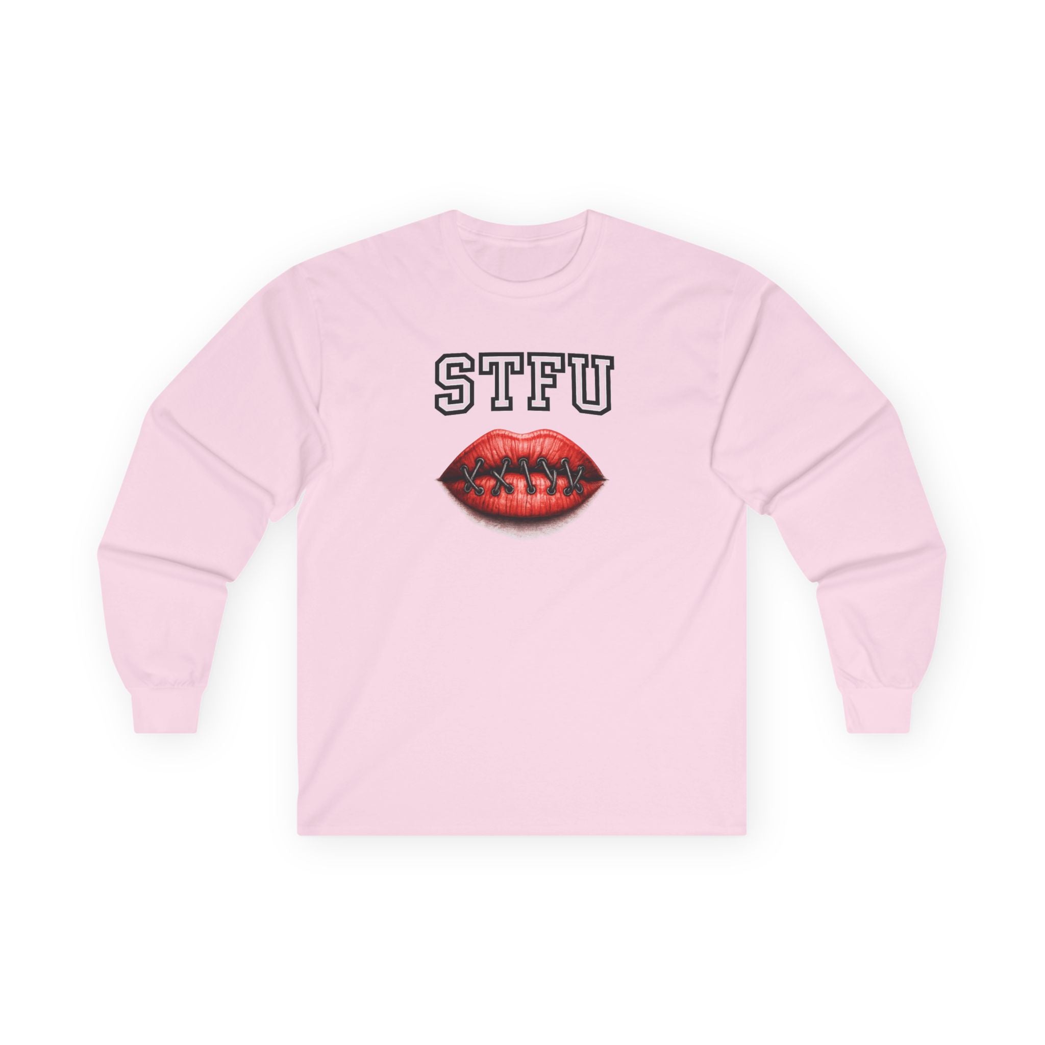 STFU Football Lips Tee | Football Lip Graphic Long Sleeve