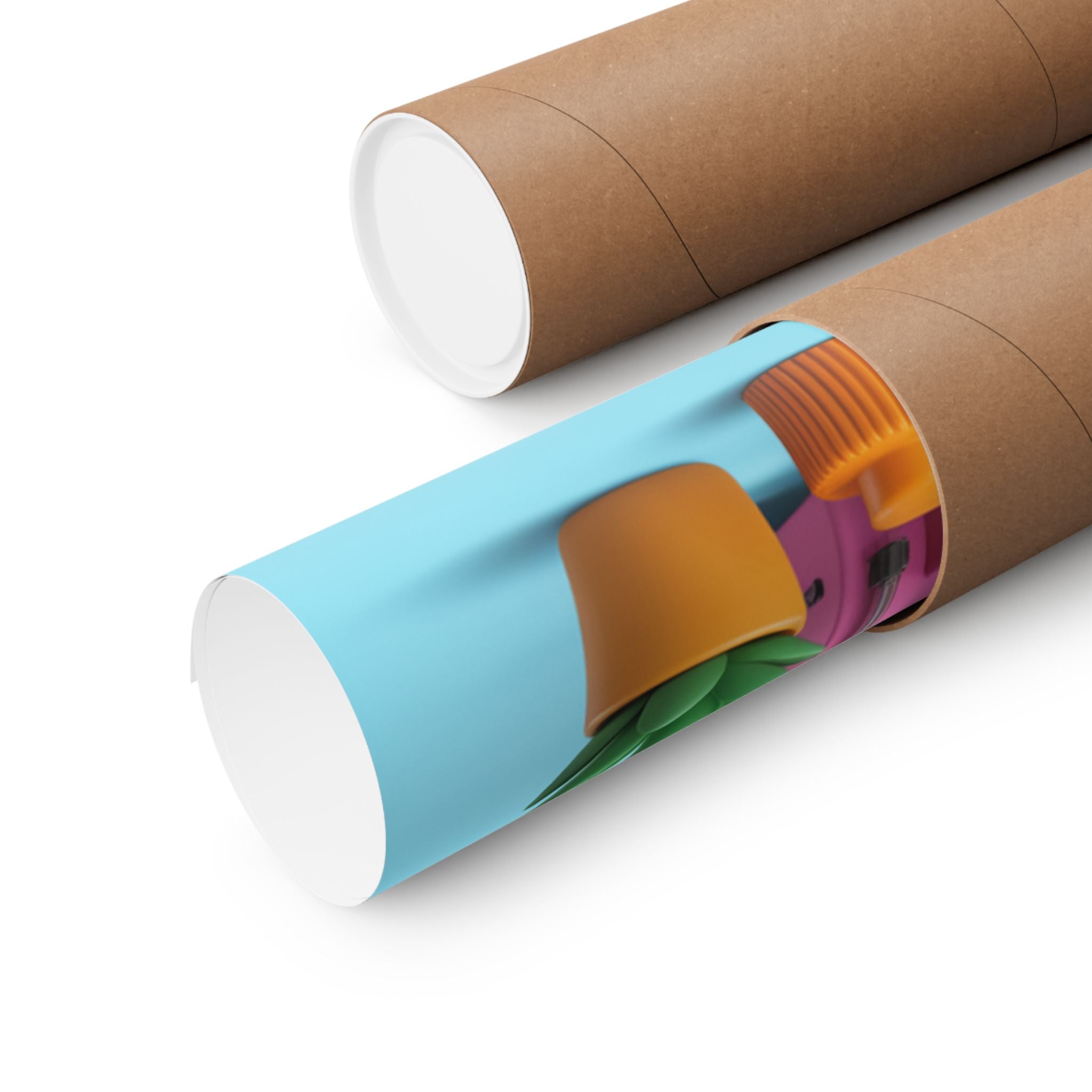 3D Printing Poster Matte Vertical Poster | 3D Printer Illustration, Tech Decor