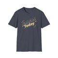 Embrace Today Tee | shadow typography shirt, 3D simple text