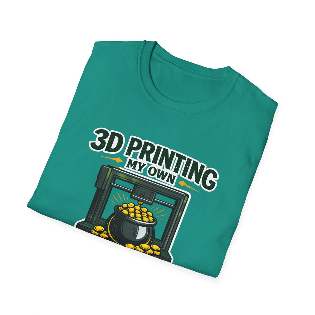 3D Printing My Pot of Gold T-Shirt | Funny Maker St. Patrick’s Day Tee | 3D Printer Shamrock Graphic