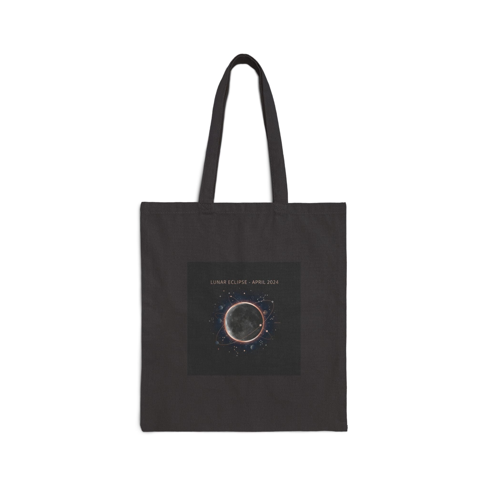 Eclipse Ring Tote | lunar event art, astronomy design