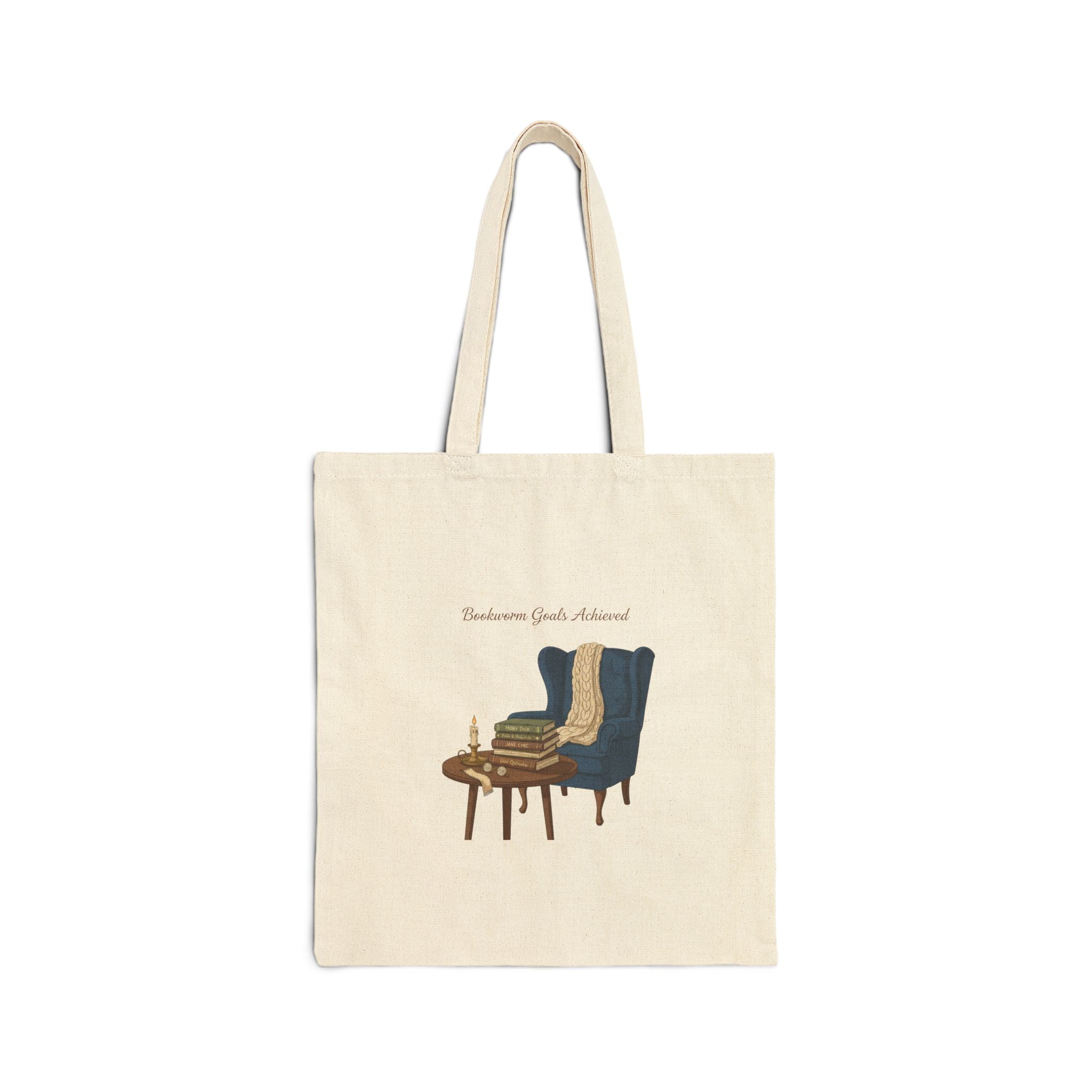 Cozy Reading Nook Tote | Bookish Positivity, Reading Challenge