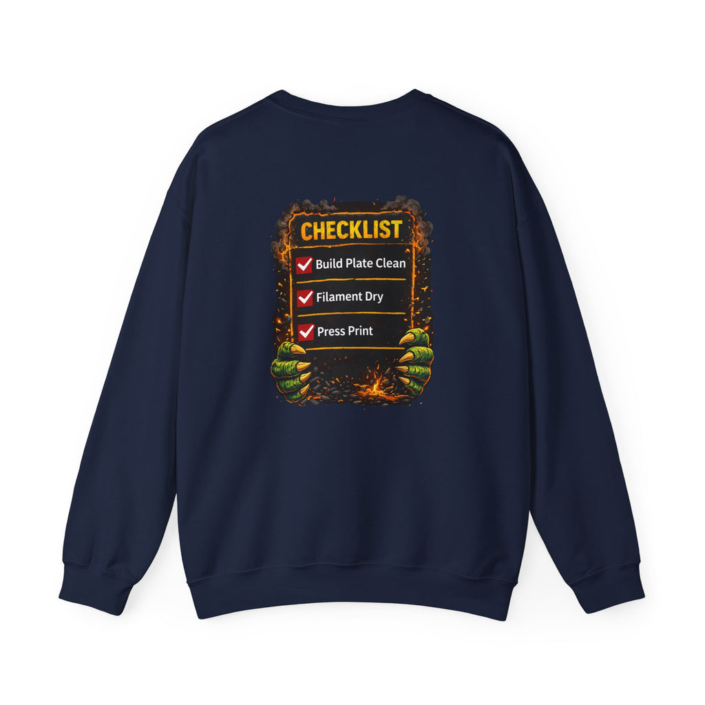 3D Printer Monster Crushing It sweatshirt | I'm Crushing It 3D Printing Crewneck