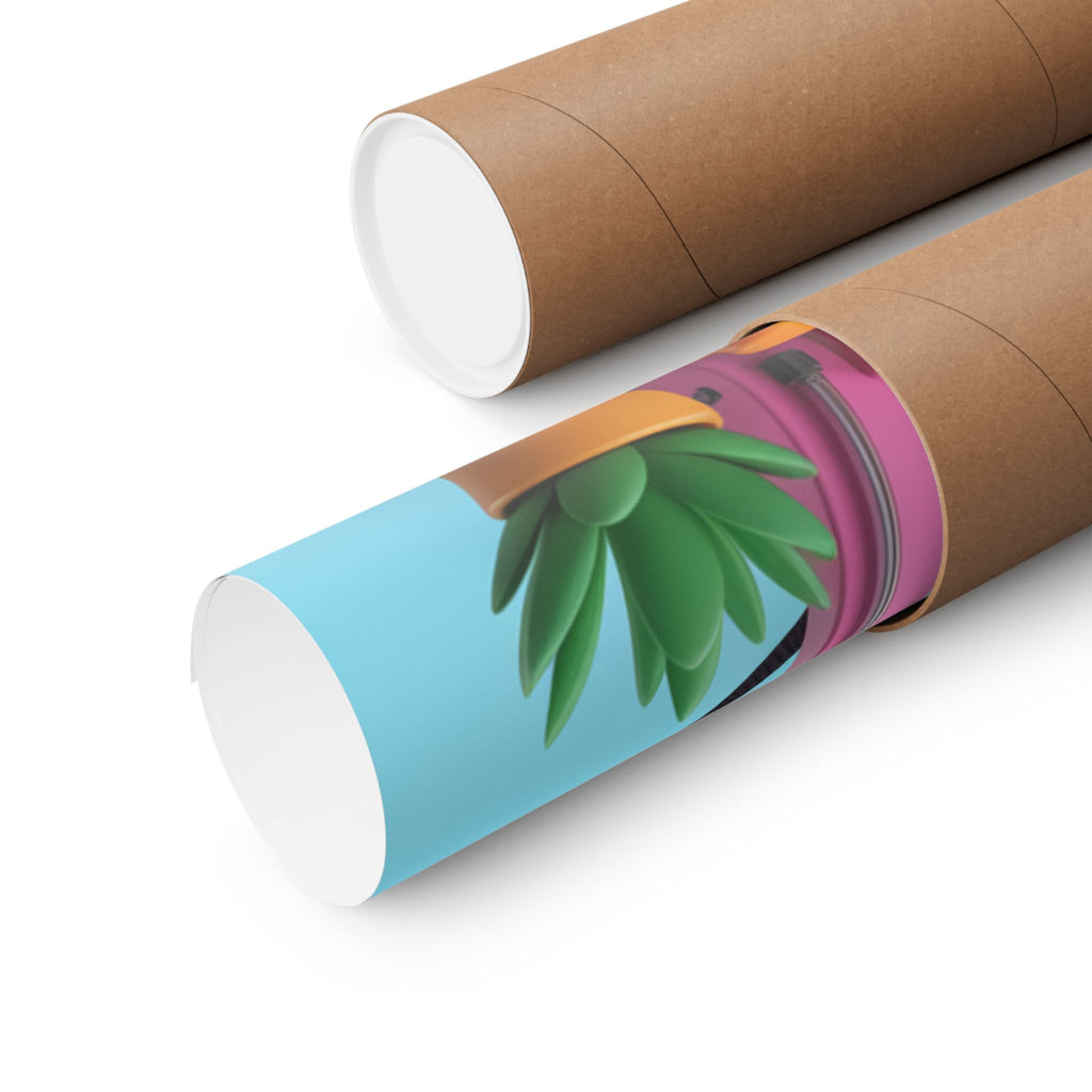 3D Printing Poster Matte Vertical Poster | 3D Printer Illustration, Tech Decor