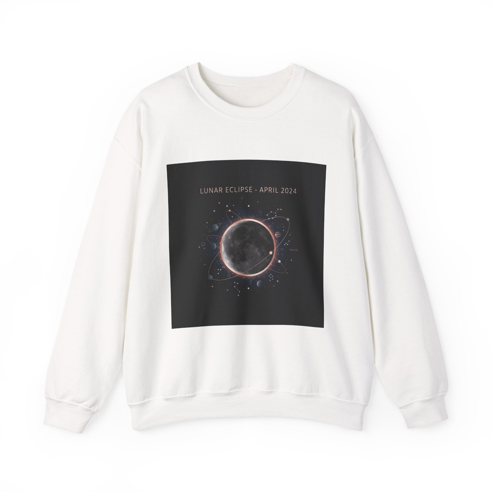 Lunar Eclipse Diagram Sweatshirt | astronomy design, star map poster