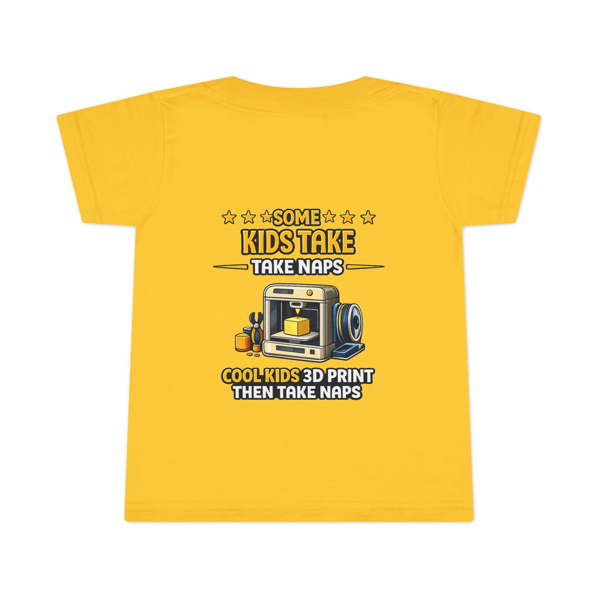 3D Printer Kids Take Naps Toddler T-shirt | 3D Printing Design