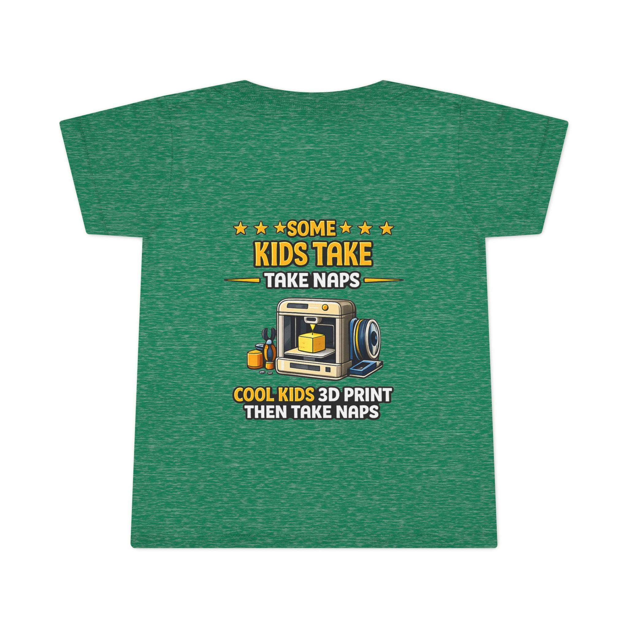 3D Printer Kids Take Naps Toddler T-shirt | 3D Printing Design