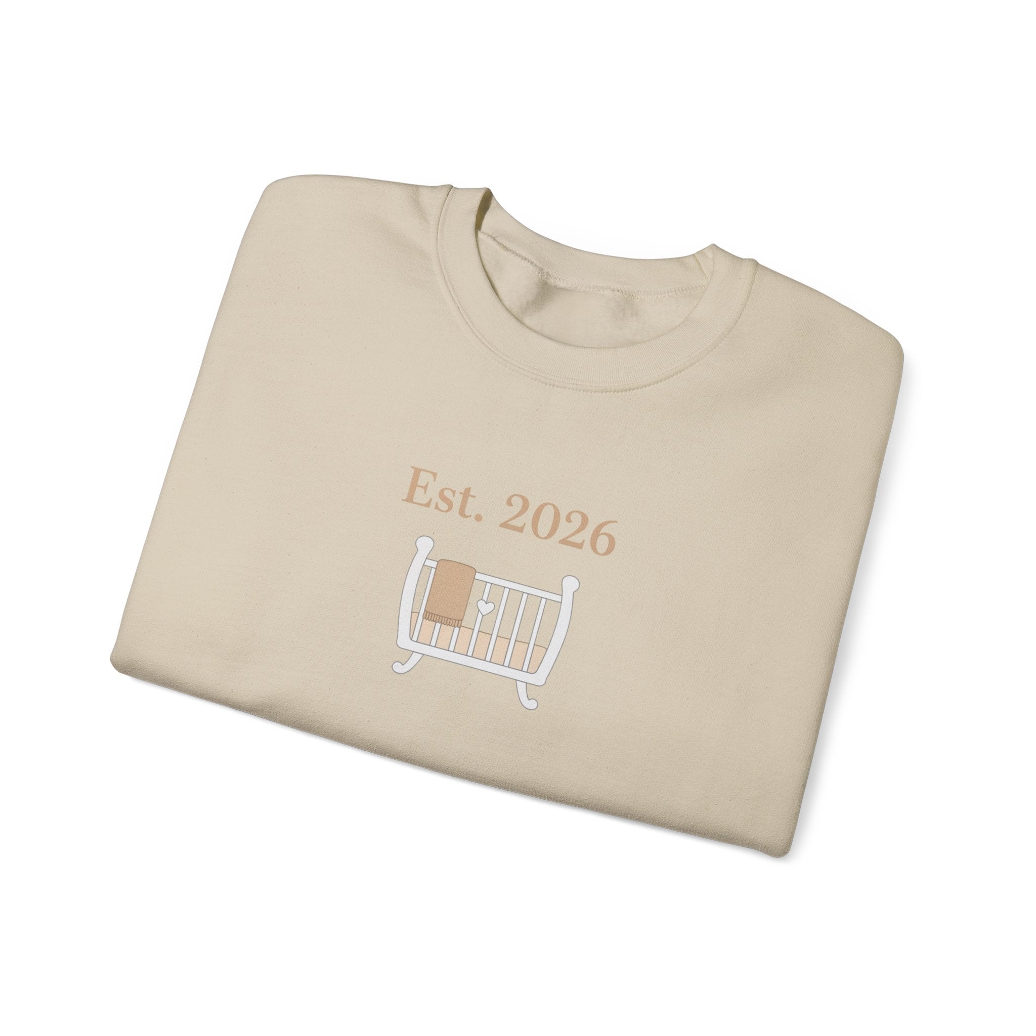 Est. 2026 New Parent Crewneck Sweatshirt | New Dad Est 2026