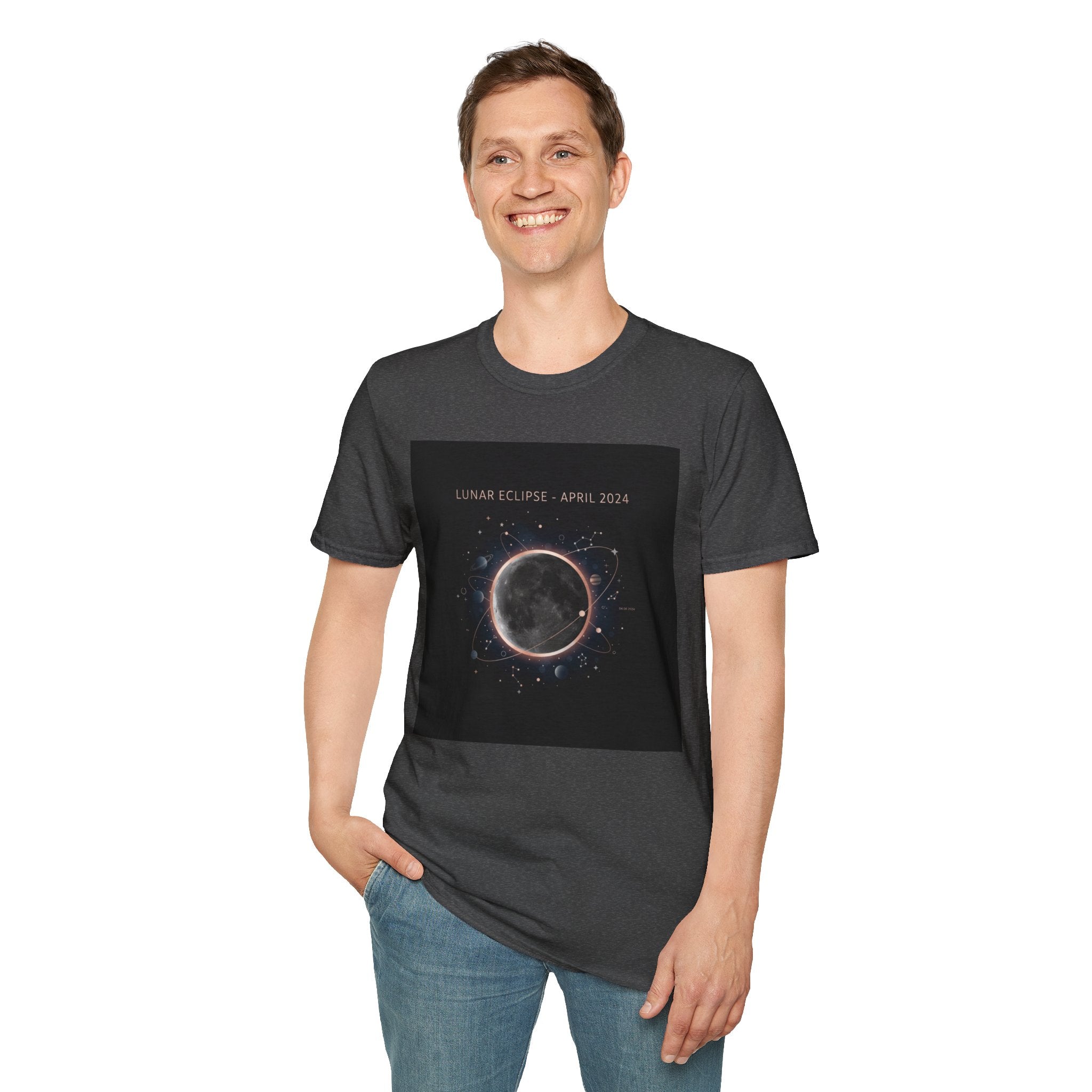 Lunar Eclipse Tee | astronomy design, star map poster