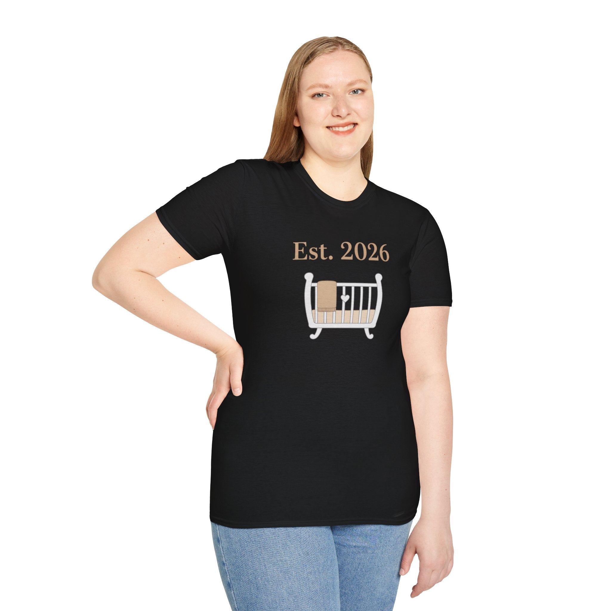 Est. 2026 Cradle Tee | Baby Announcement Shirt