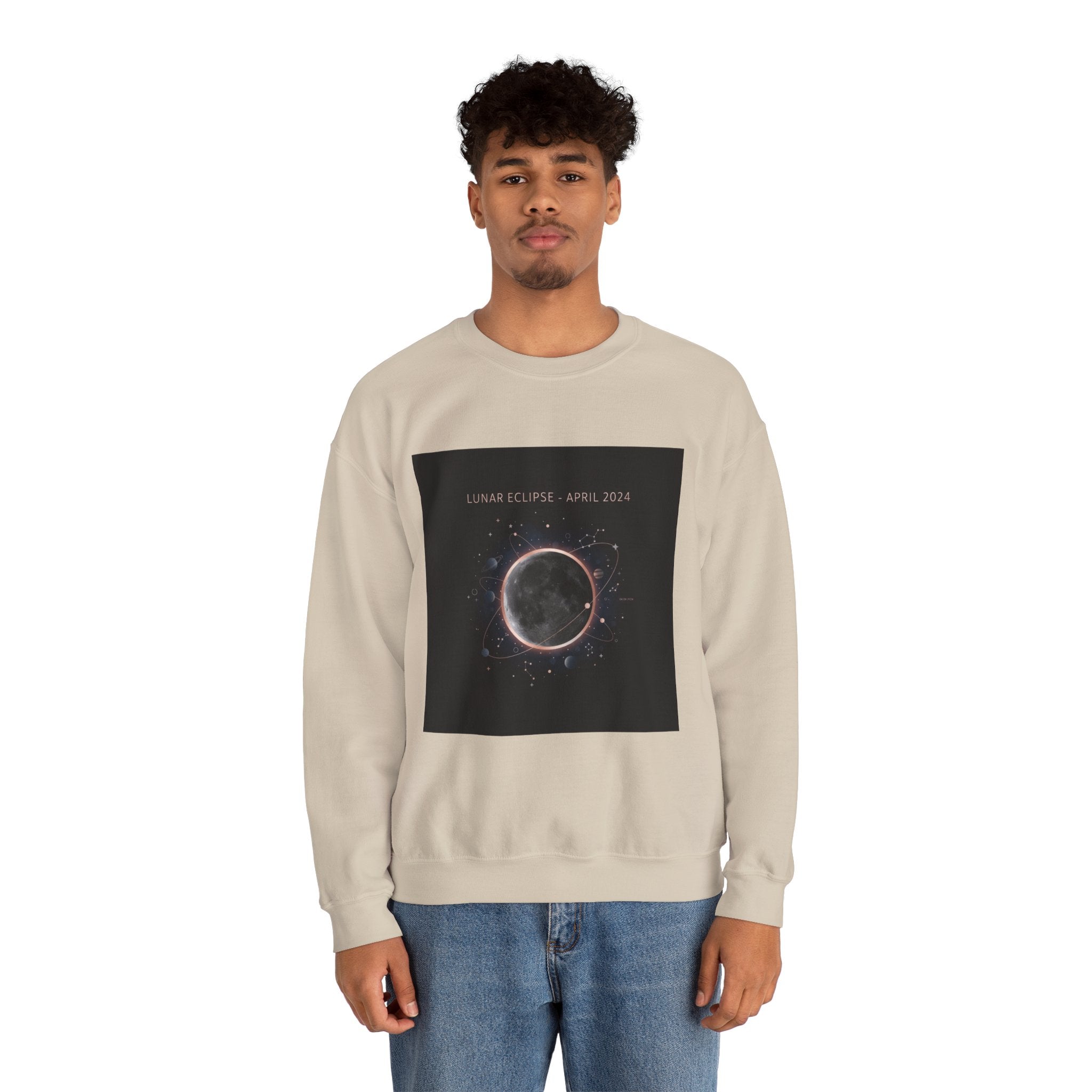 Lunar Eclipse Diagram Sweatshirt | astronomy design, star map poster