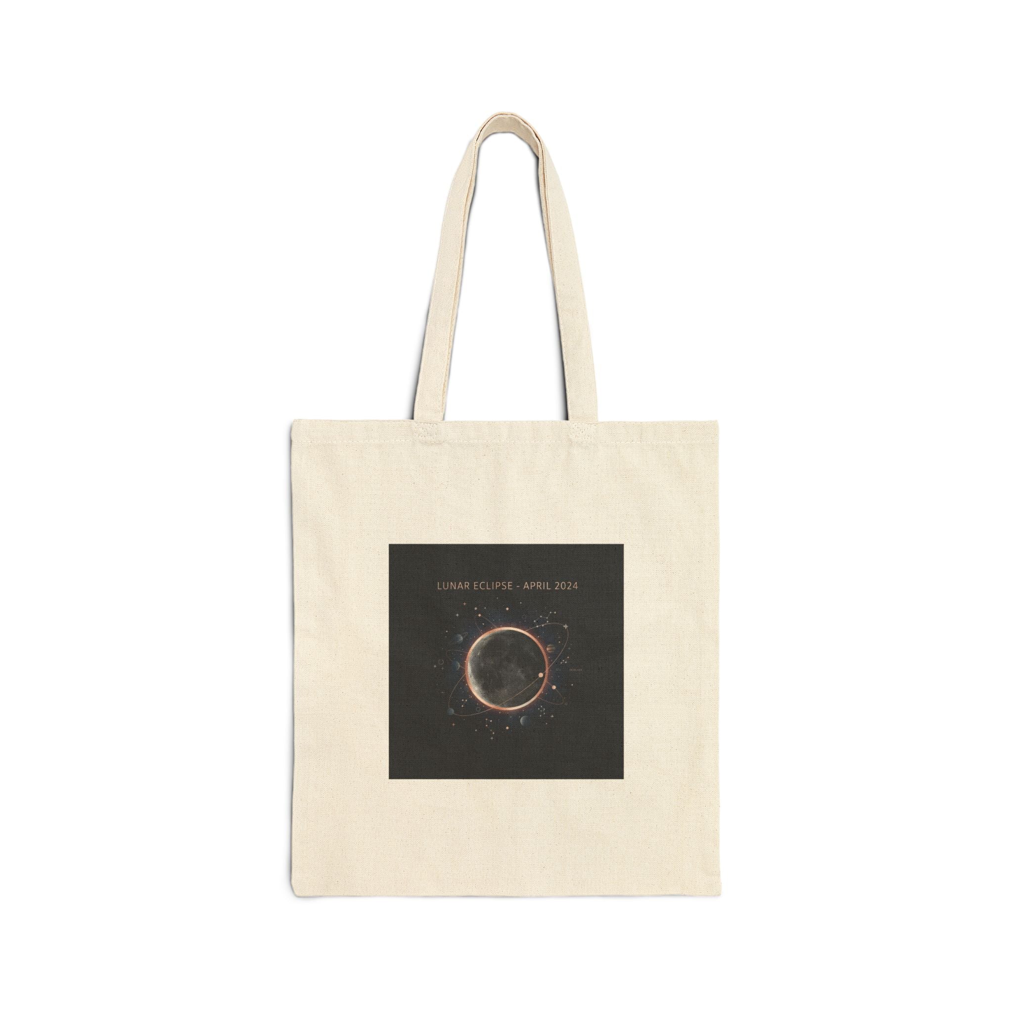 Eclipse Ring Tote | lunar event art, astronomy design