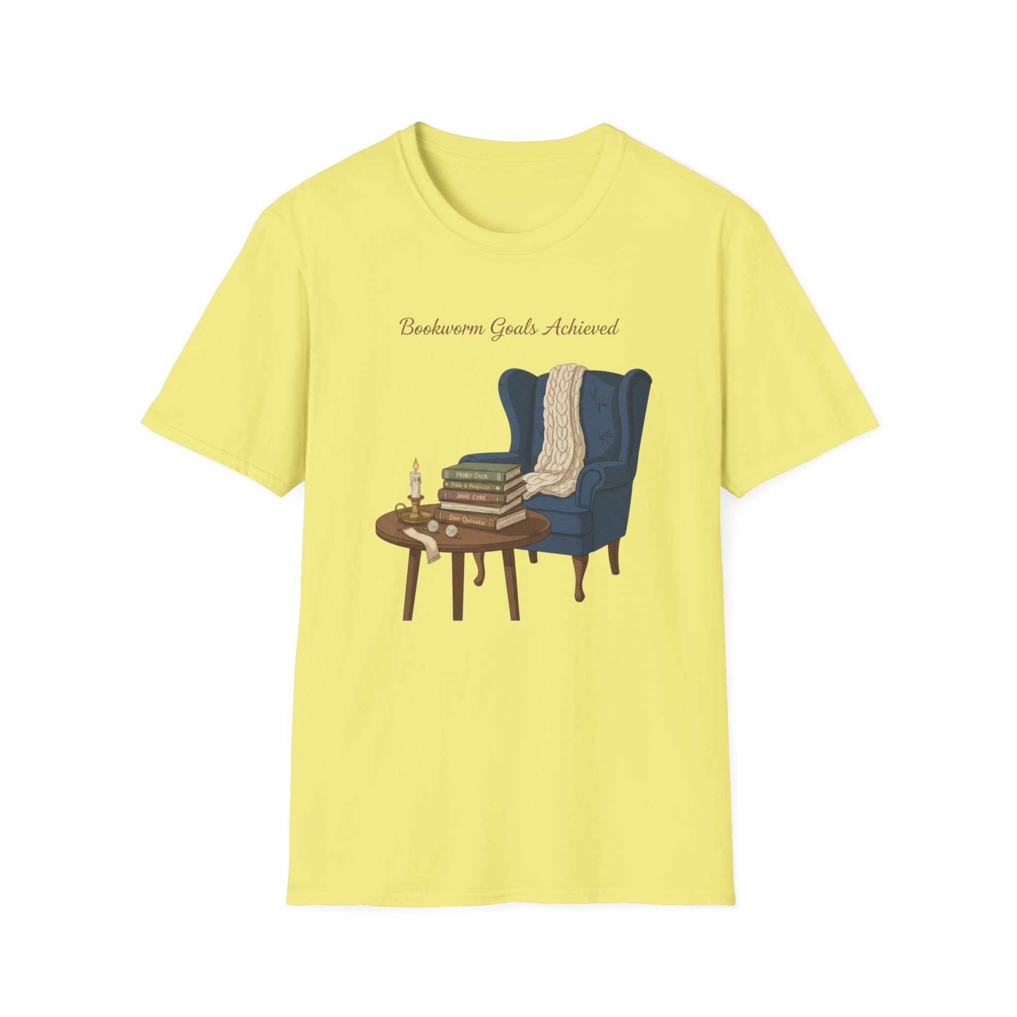 Bookworm Goals Achieved T-shirt | Reading Challenge, Cozy Library Vibes