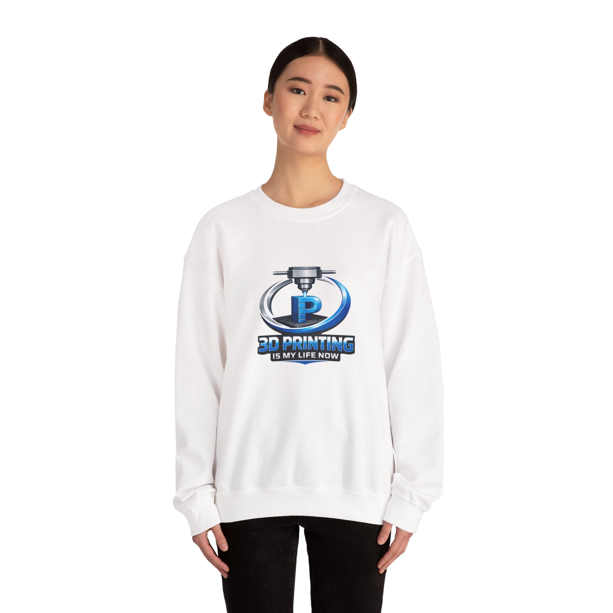 3D Printing Is My Life Now Sweatshirt | 3D Printer Logo Crewneck