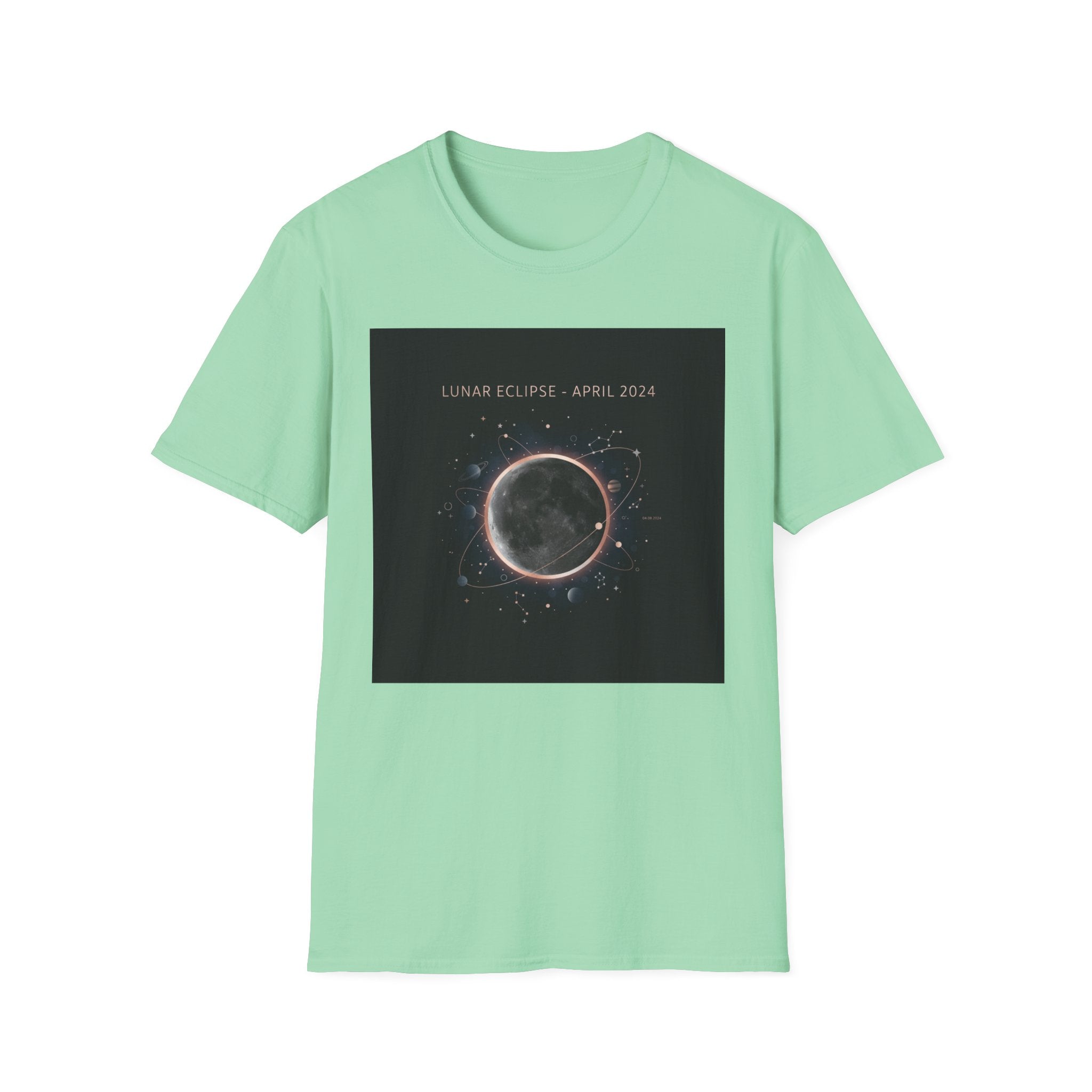 Lunar Eclipse Tee | astronomy design, star map poster