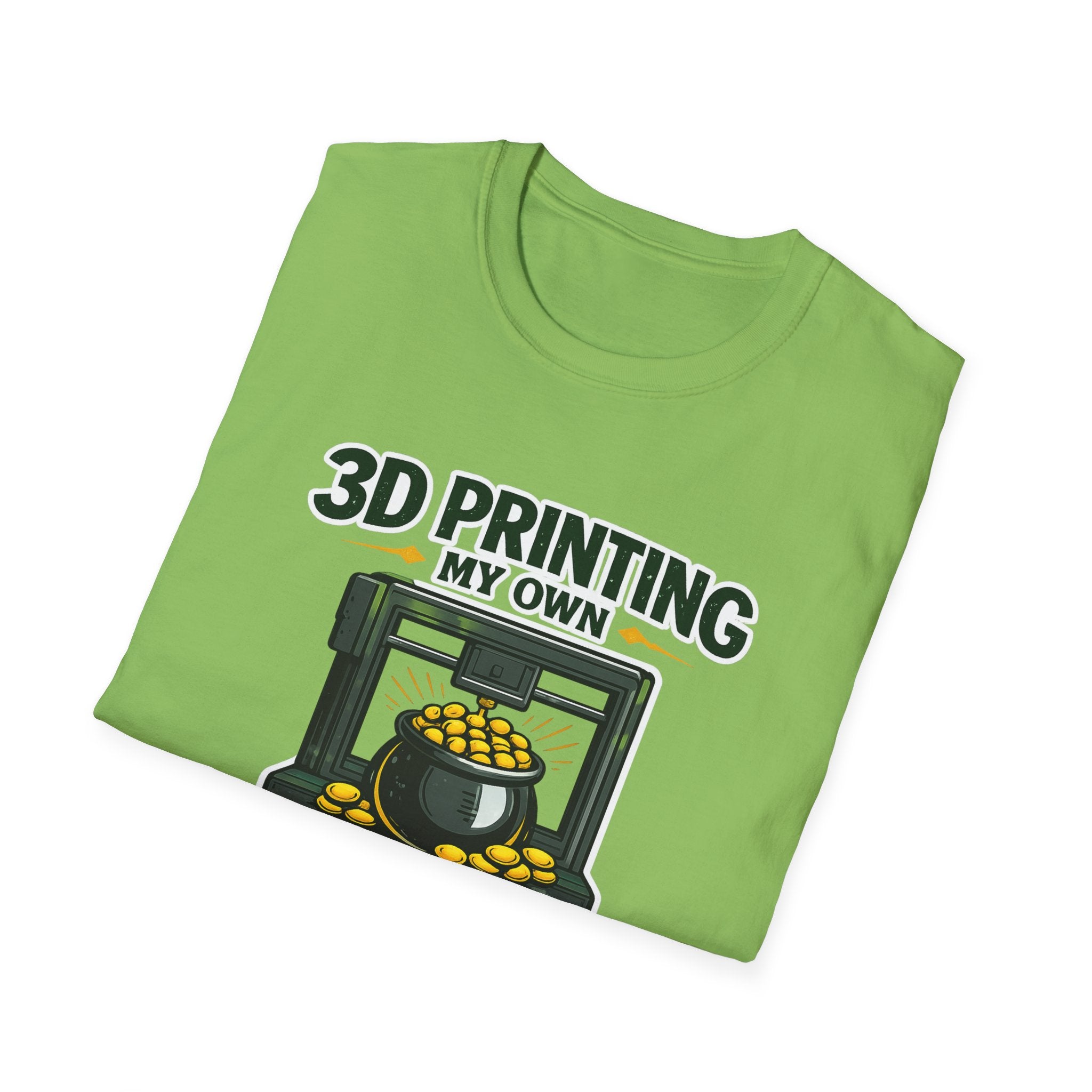 3D Printing My Pot of Gold T-Shirt | Funny Maker St. Patrick’s Day Tee | 3D Printer Shamrock Graphic