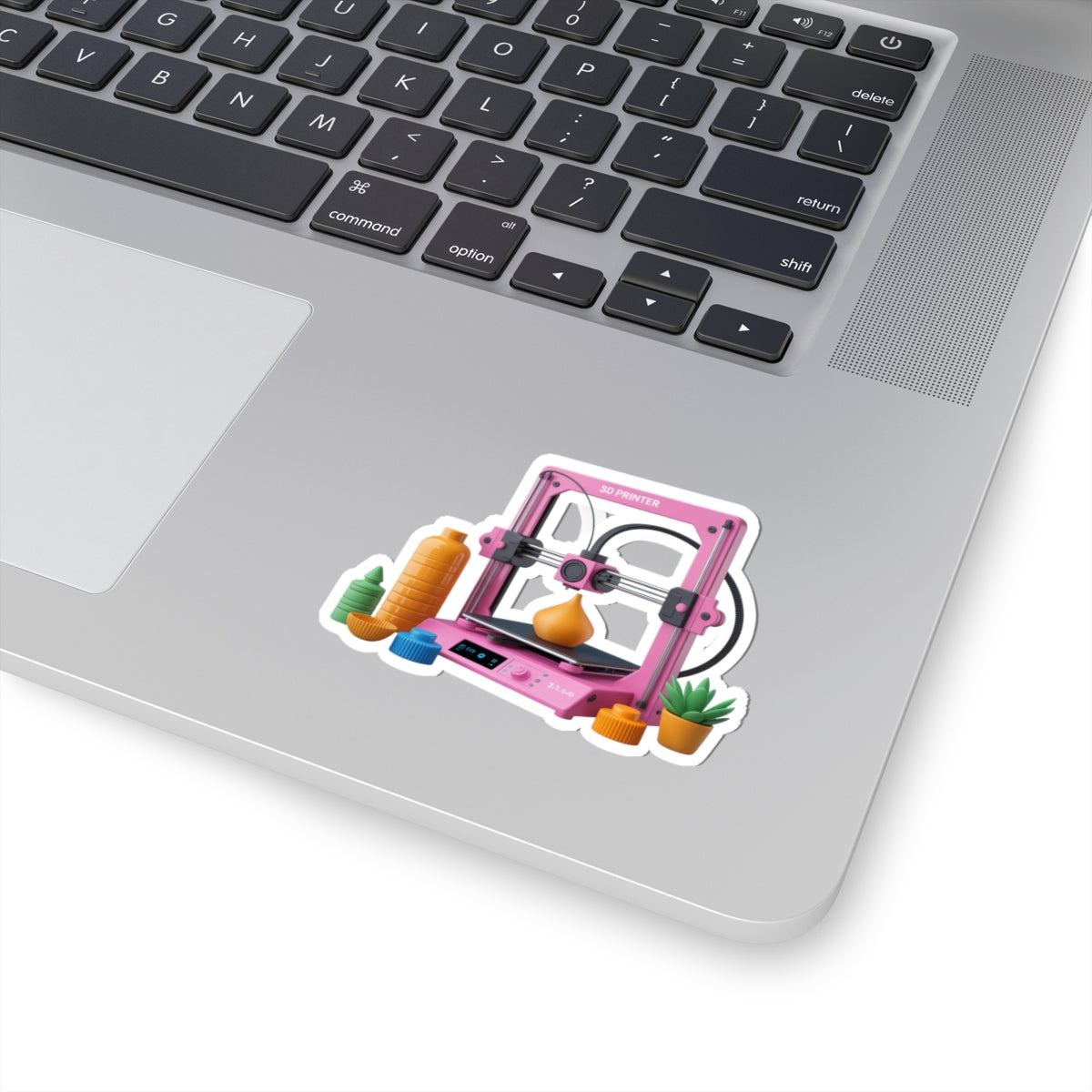 3D Printer Sticker | Pink 3D Printing Machine Kiss-Cut Vinyl