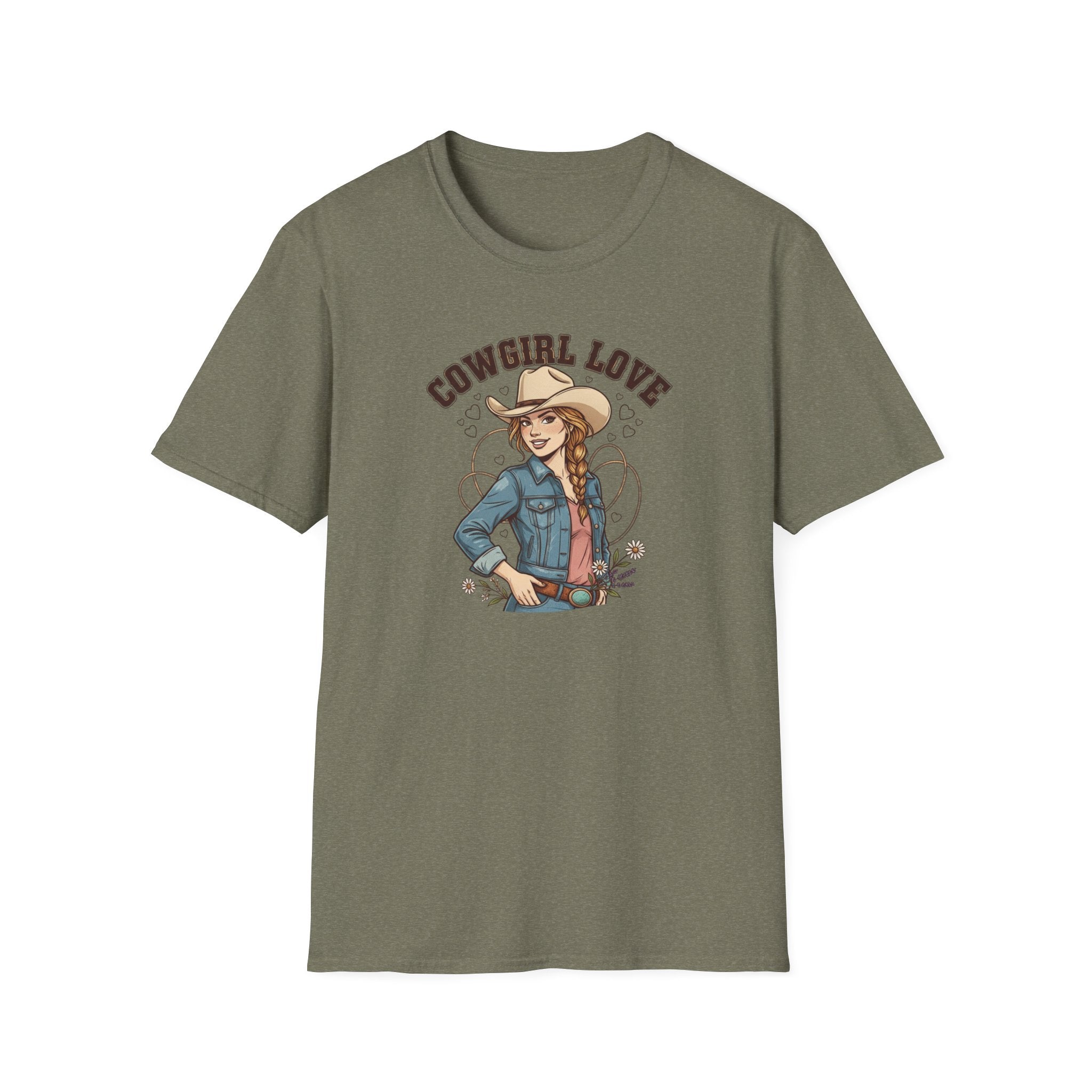 Cowgirl Love Tee | Western Valentine cowboy valentine, boot heart design