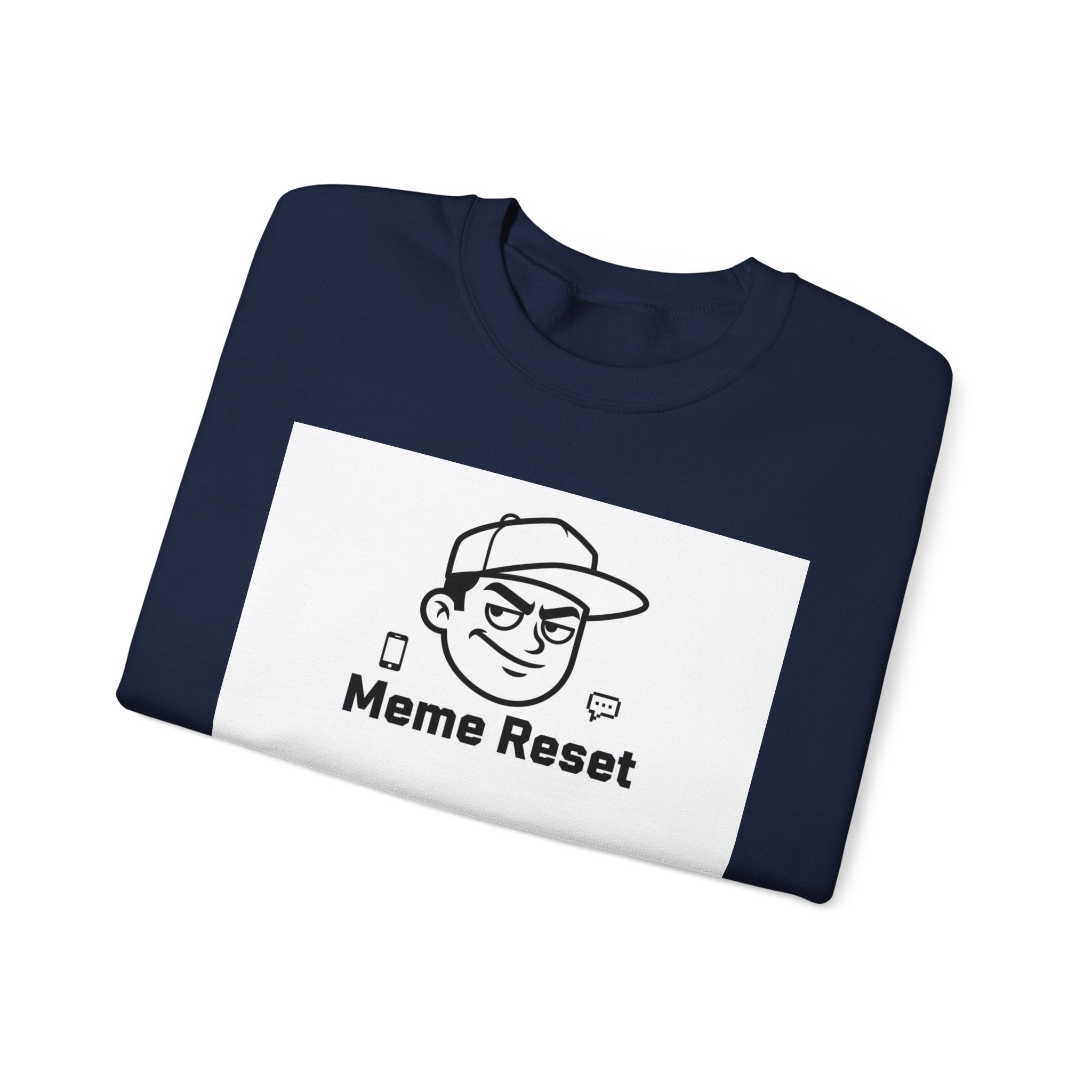 Meme Reset Crewneck Sweatshirt | internet nostalgia, throwback memes