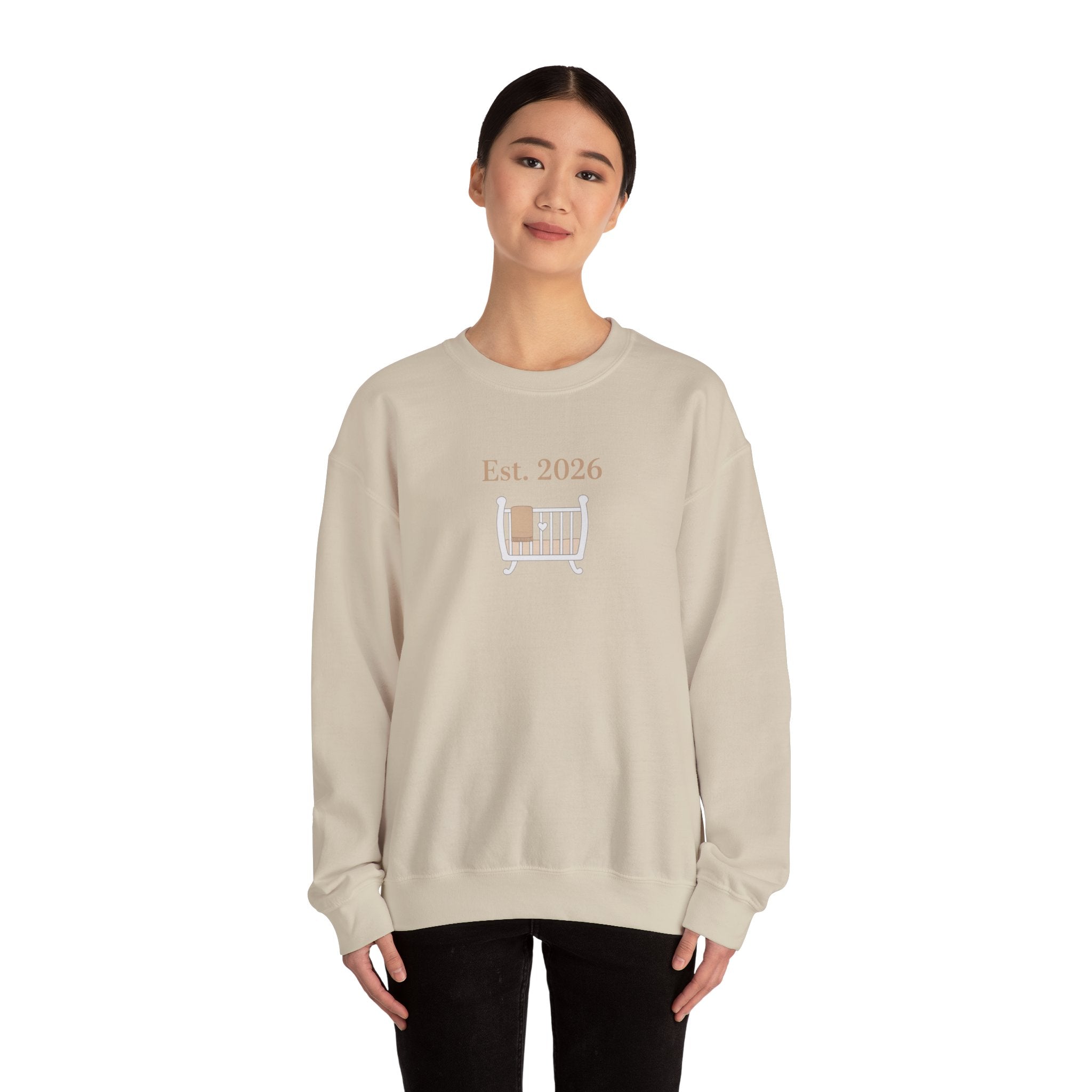 Est. 2026 New Parent Crewneck Sweatshirt | New Dad Est 2026