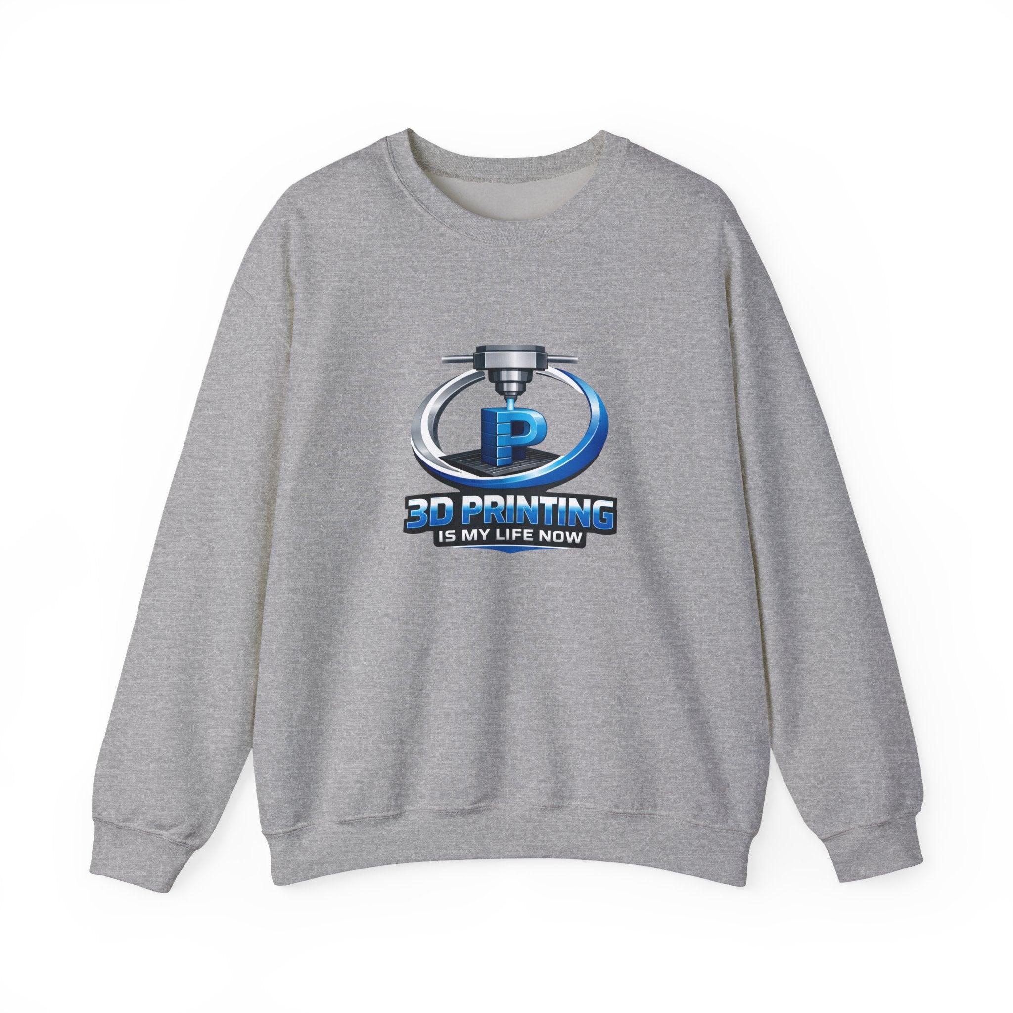 3D Printing Is My Life Now Sweatshirt | 3D Printer Logo Crewneck